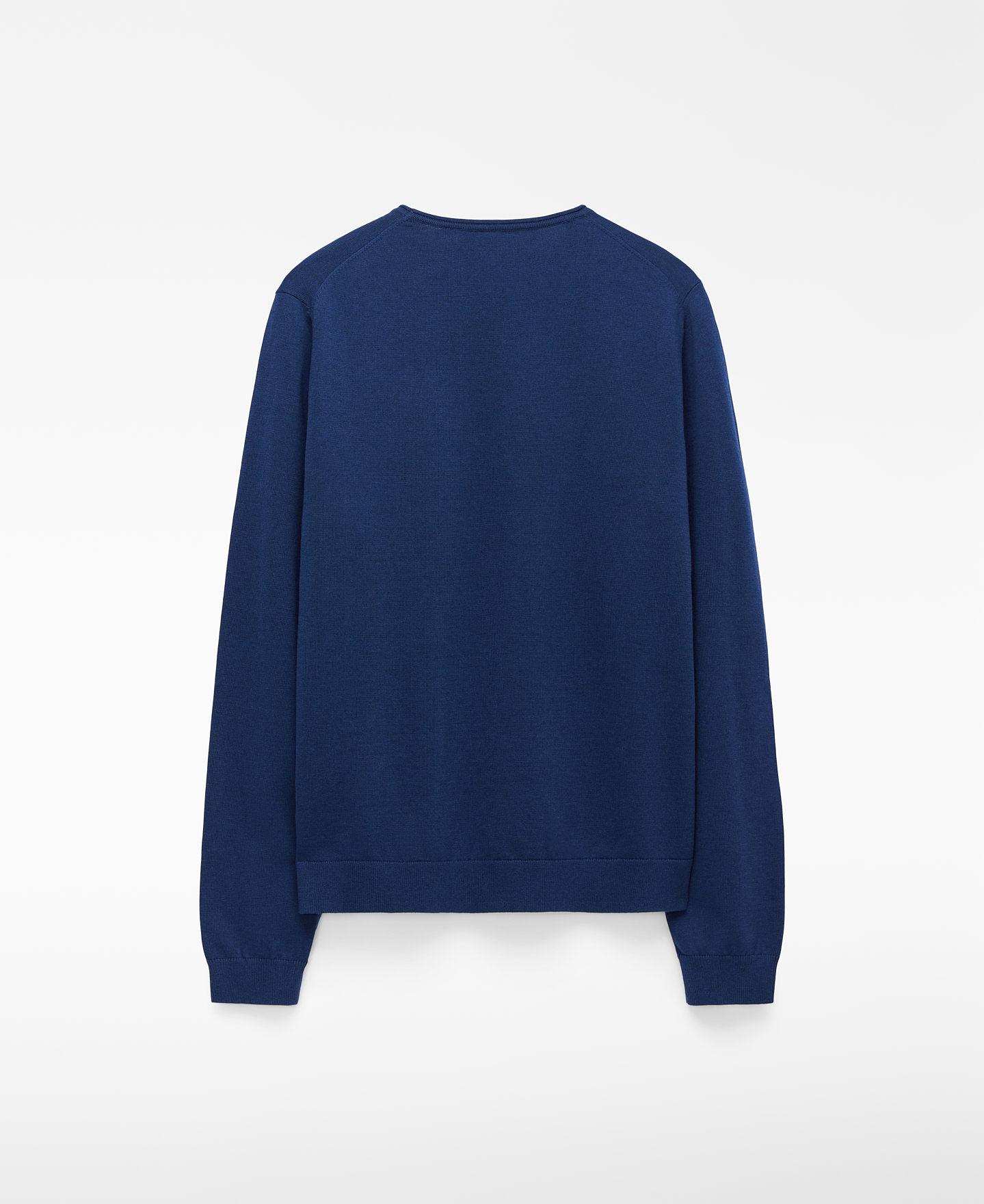 Organic cotton rolled neck sweater image number 1