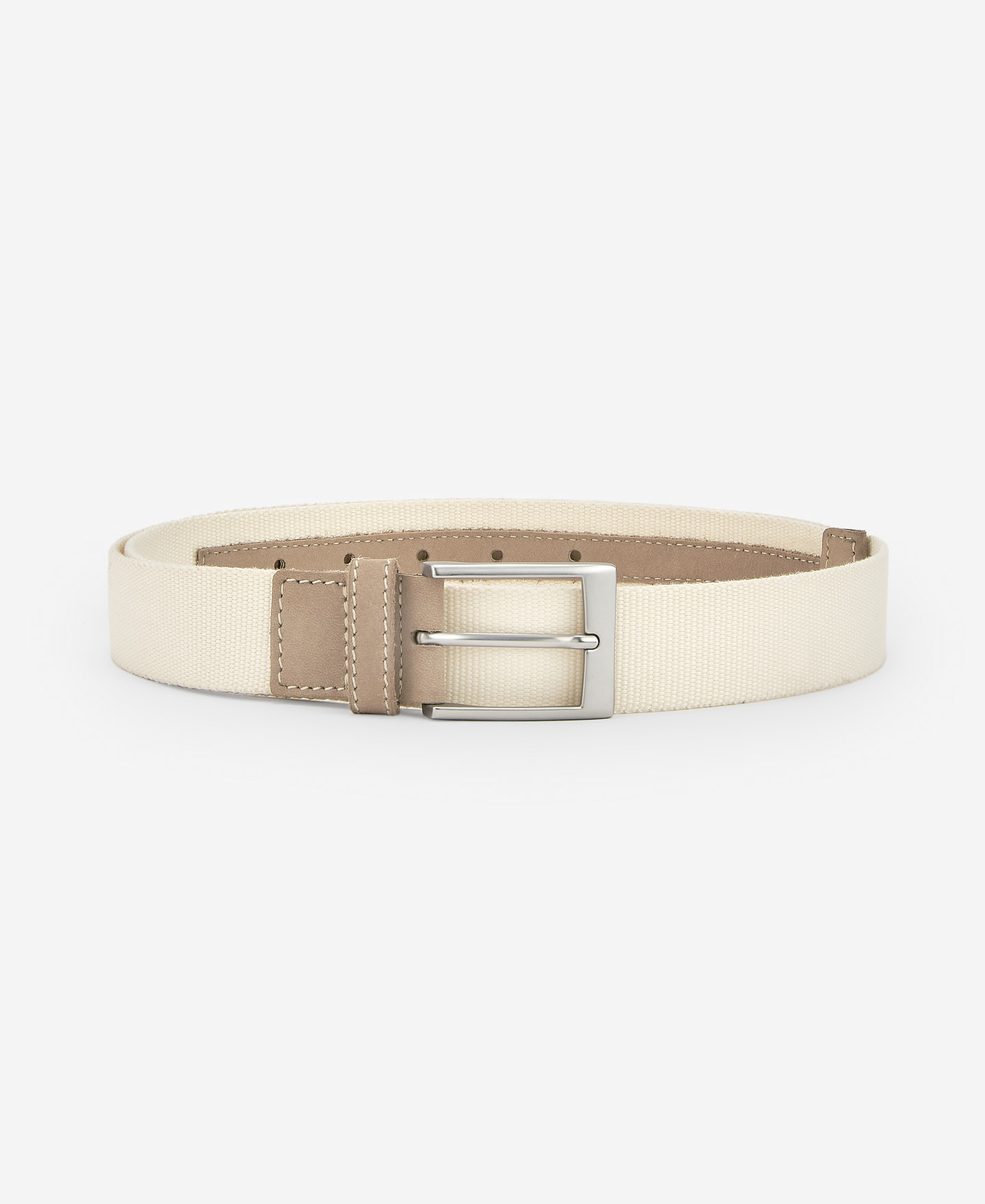 Ecru and sand coloured belt image number 0