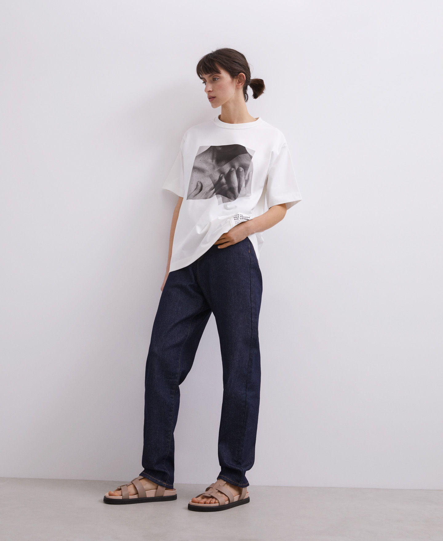 Oversize cotton t-shirt image number 3