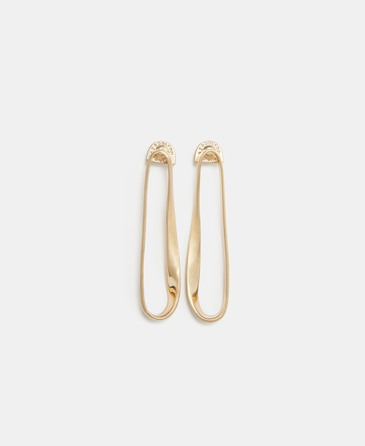 Organic chain earrings image number 0