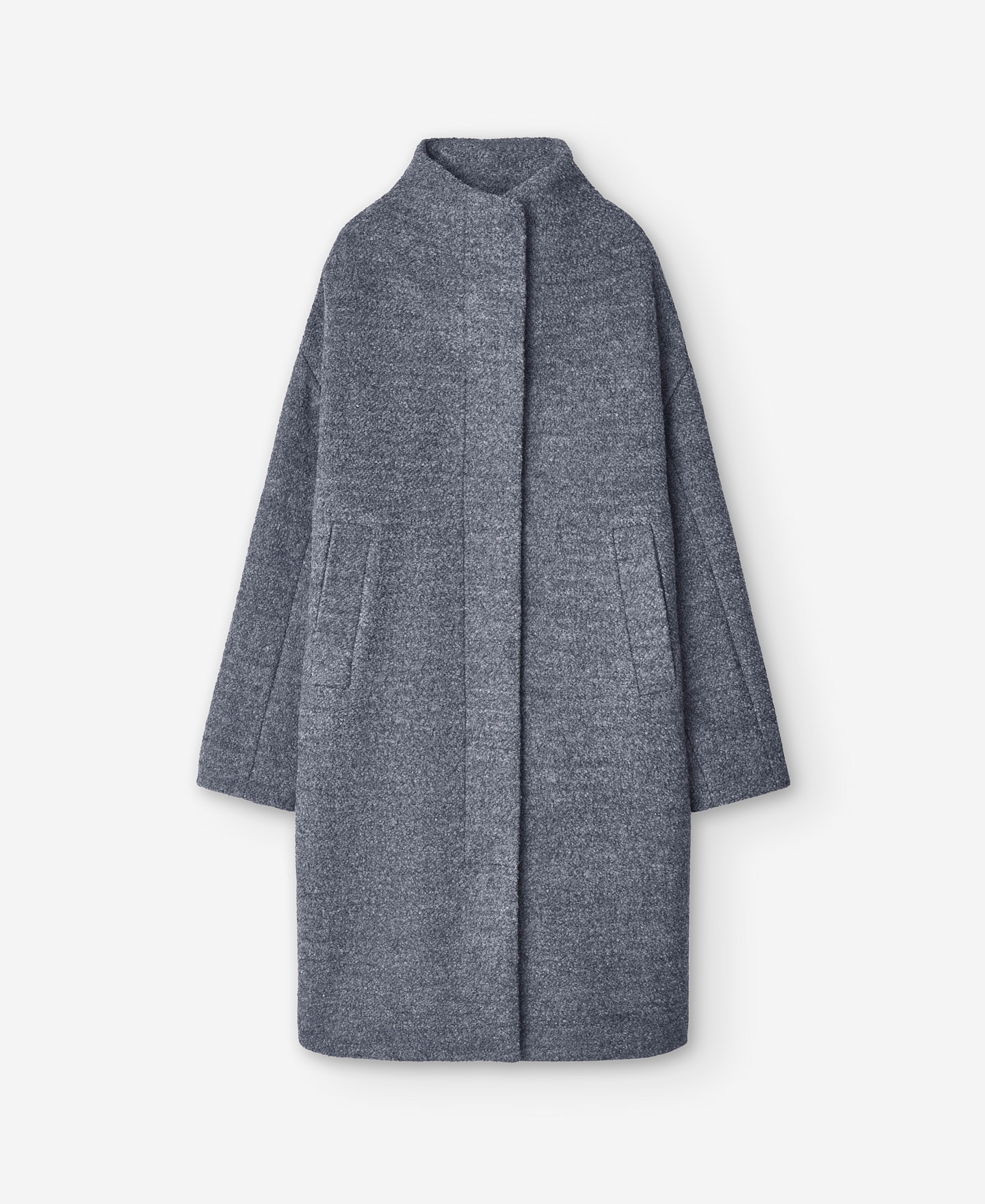 Wool woven coat for women image number 4