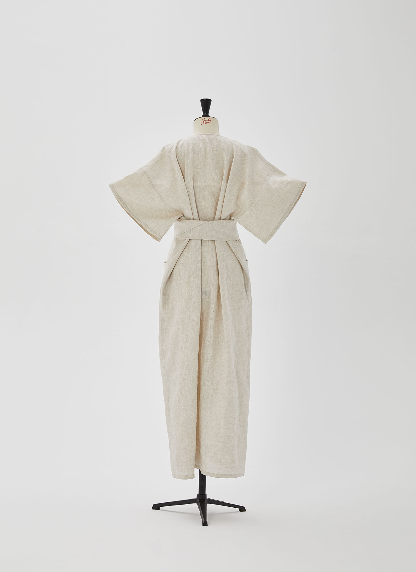 Kimono largo en lino europeo image number 1