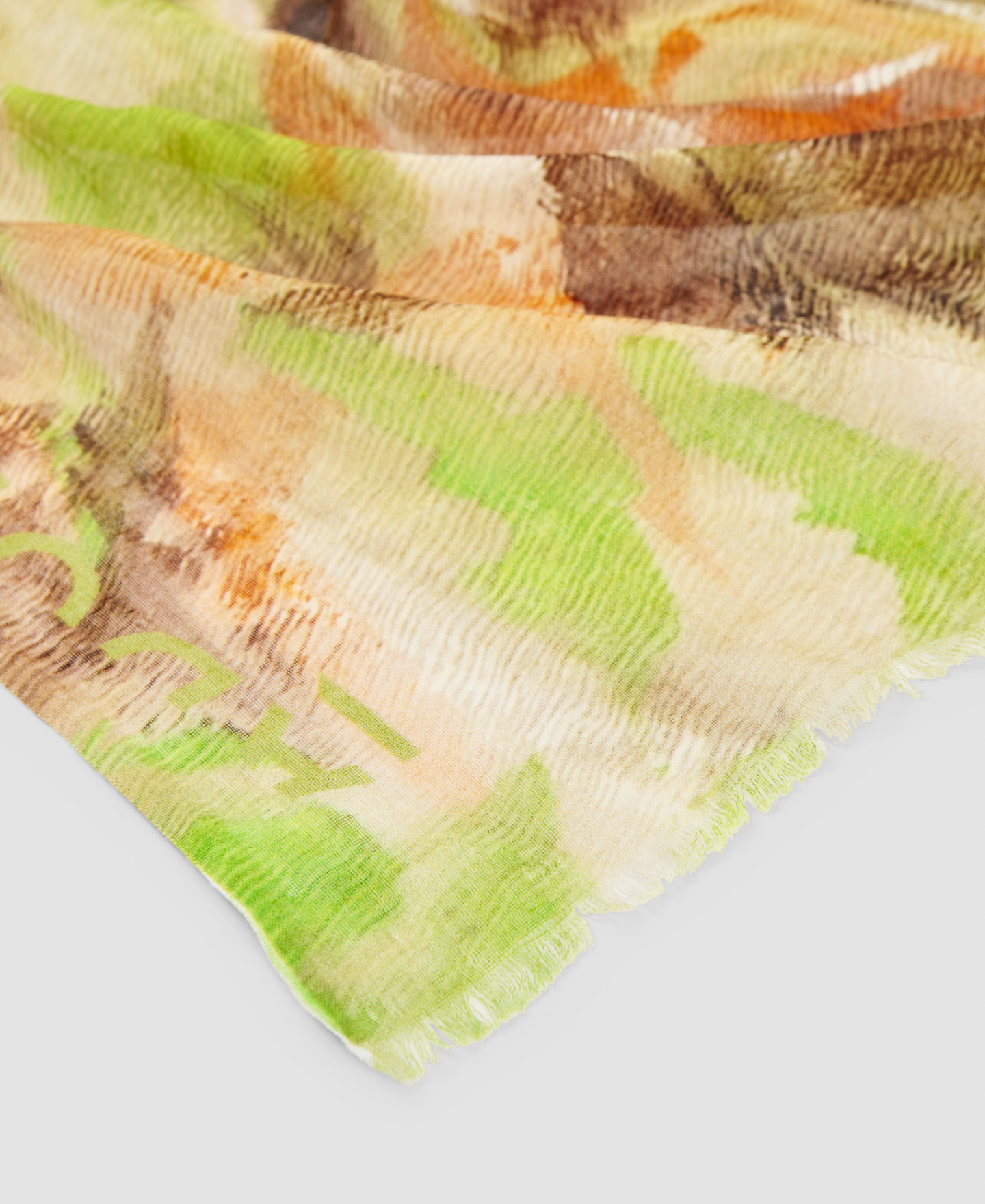 Printed linen shawl image number 2