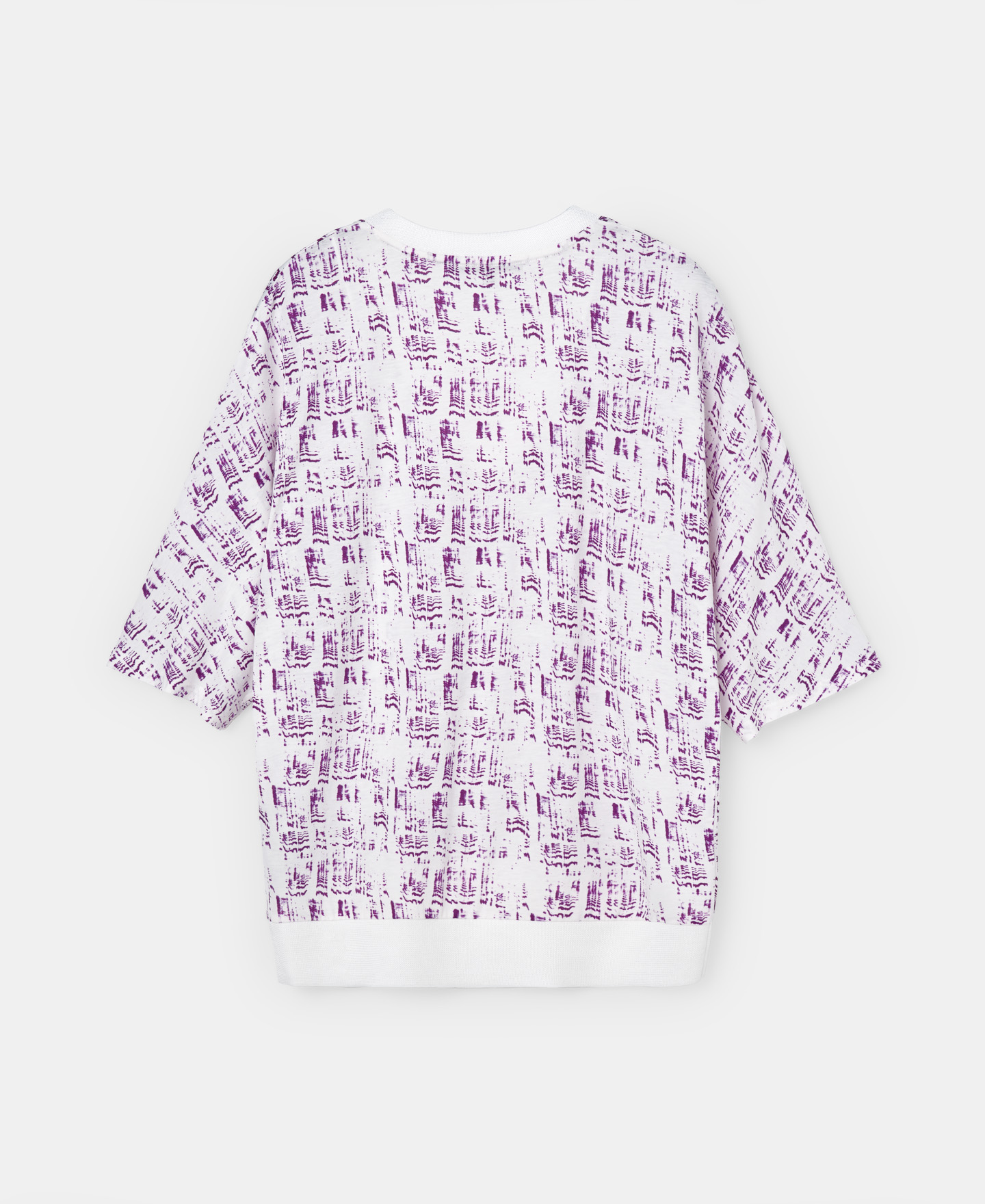 V-neck printed t-shirt image number 5