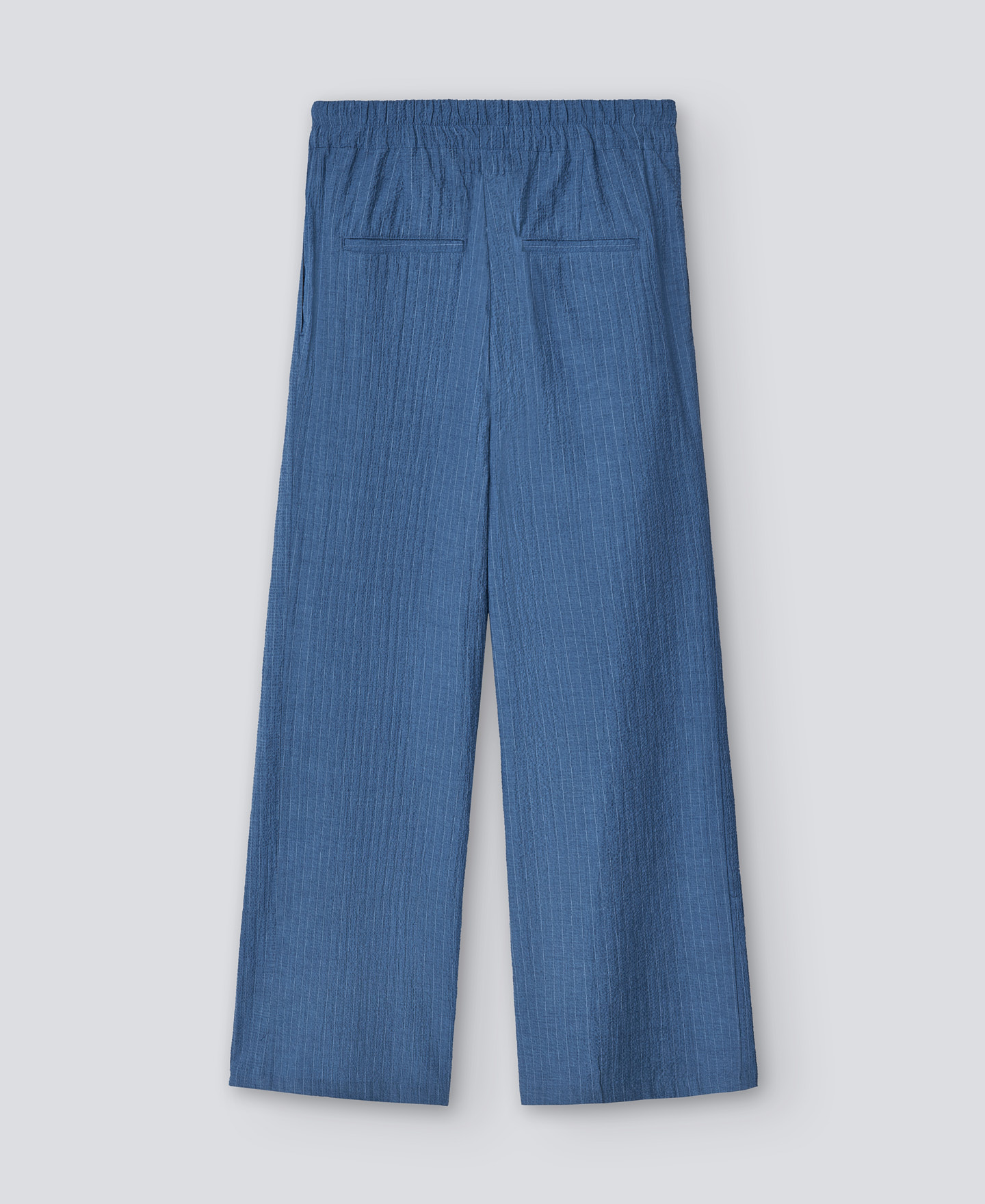 Pantalón a rayas azul mujer image number 5