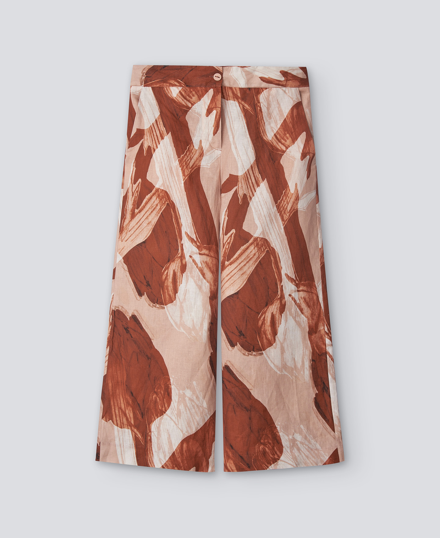 Pantalón tobillero estampado mujer image number 4