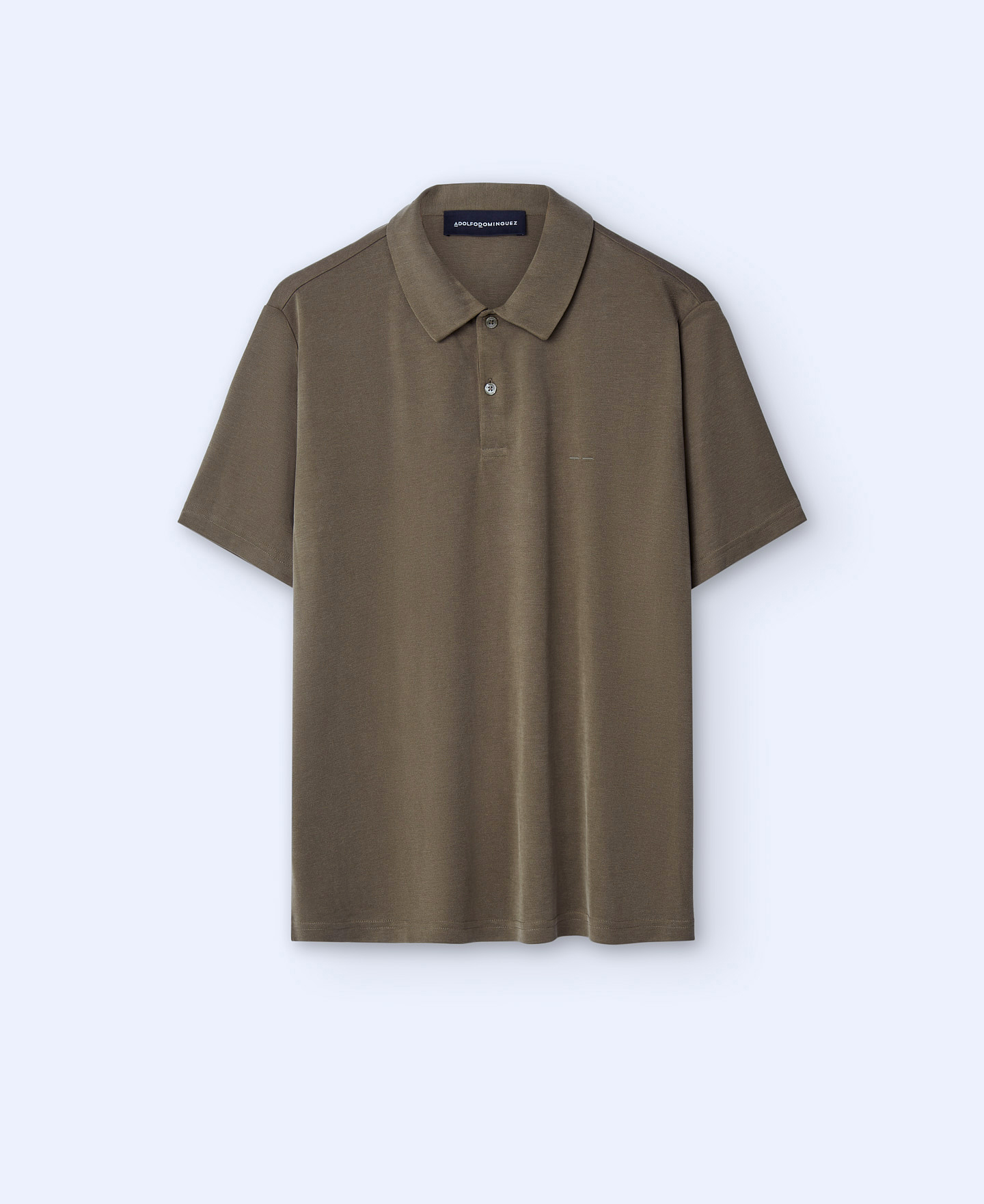 Modal two button polo shirt image number 4