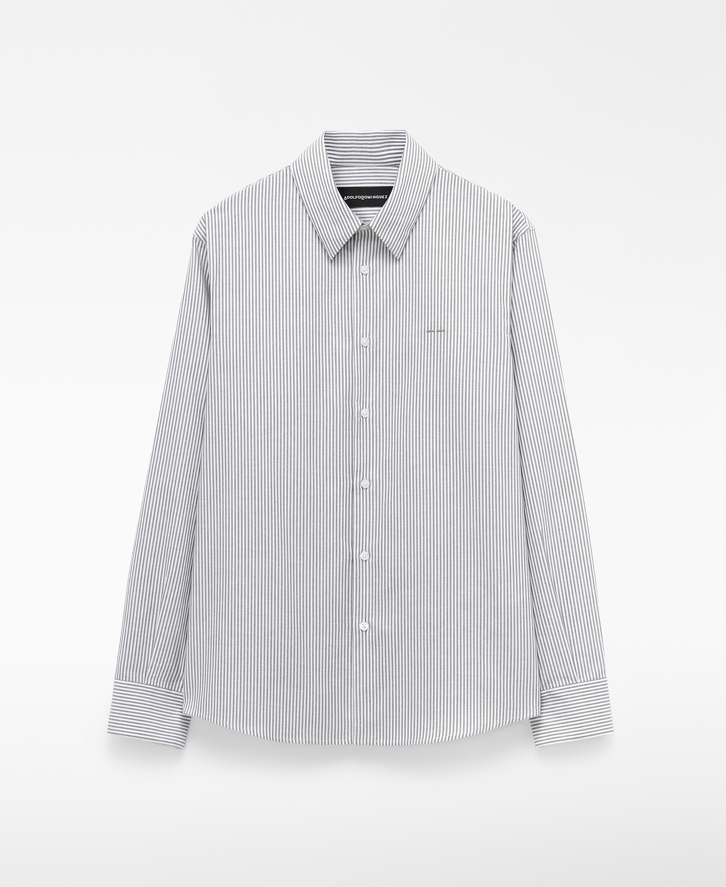 Cotton regular fit striped shirt image number 4