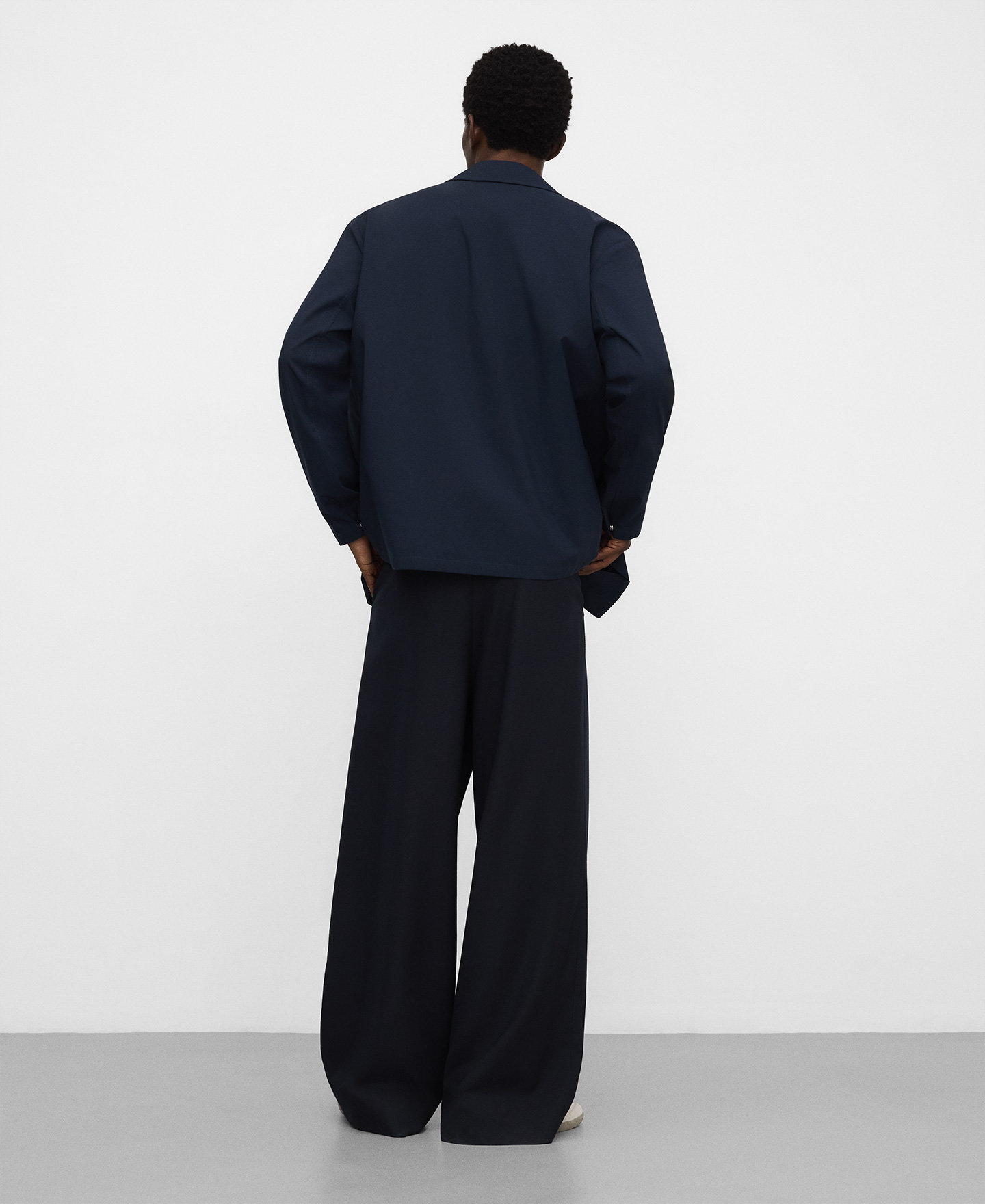 Lapel collar technical jacket image number 2