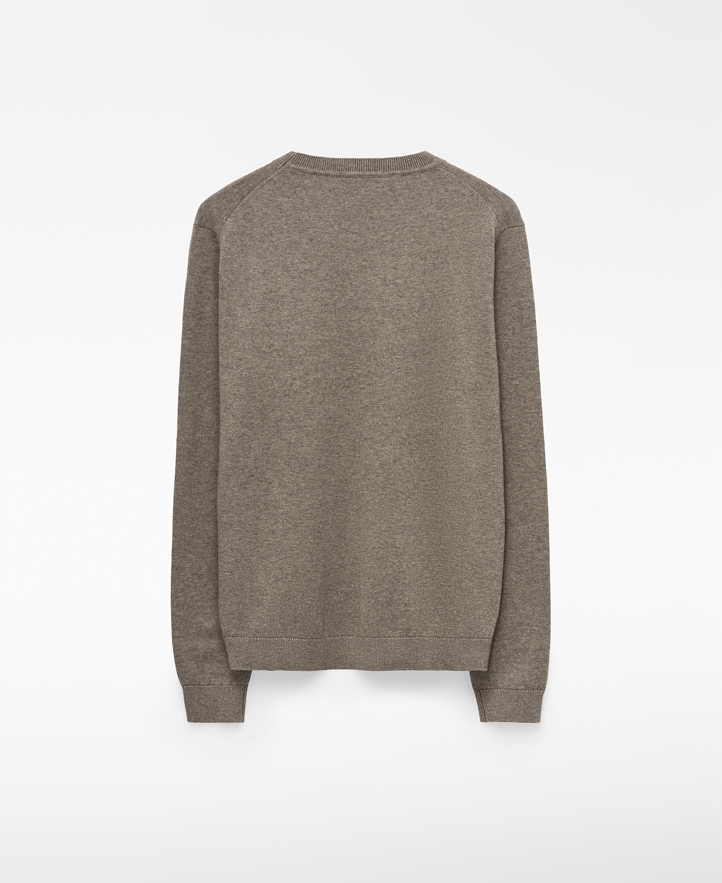 Wool and cotton crew collar sweater image number 0