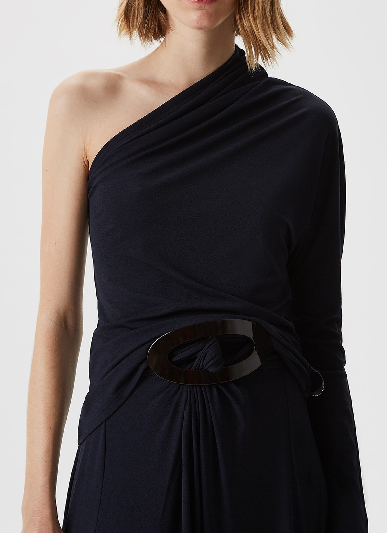 Elastic top with asymmetric hemline image number 0