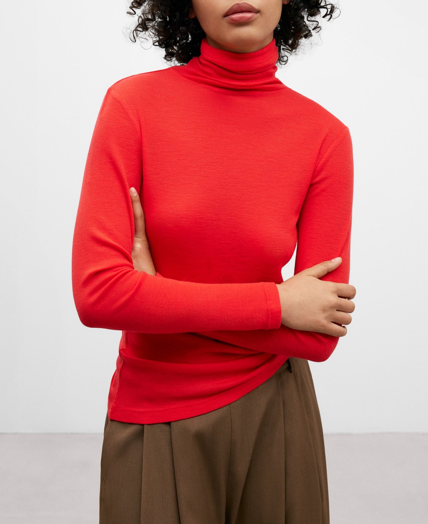 Camiseta lana merino para mujer image number 0