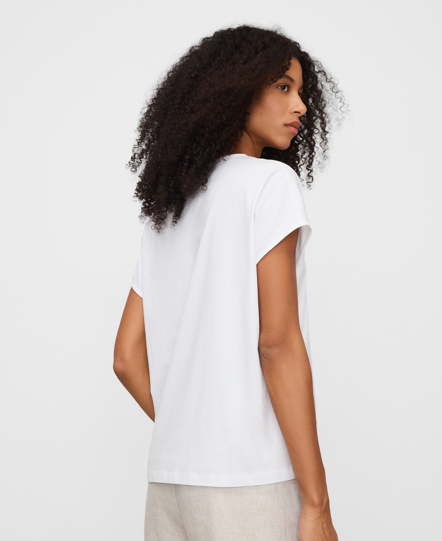 Gerades T-Shirt aus PYRATEX&reg;-Baumwolle image number 2