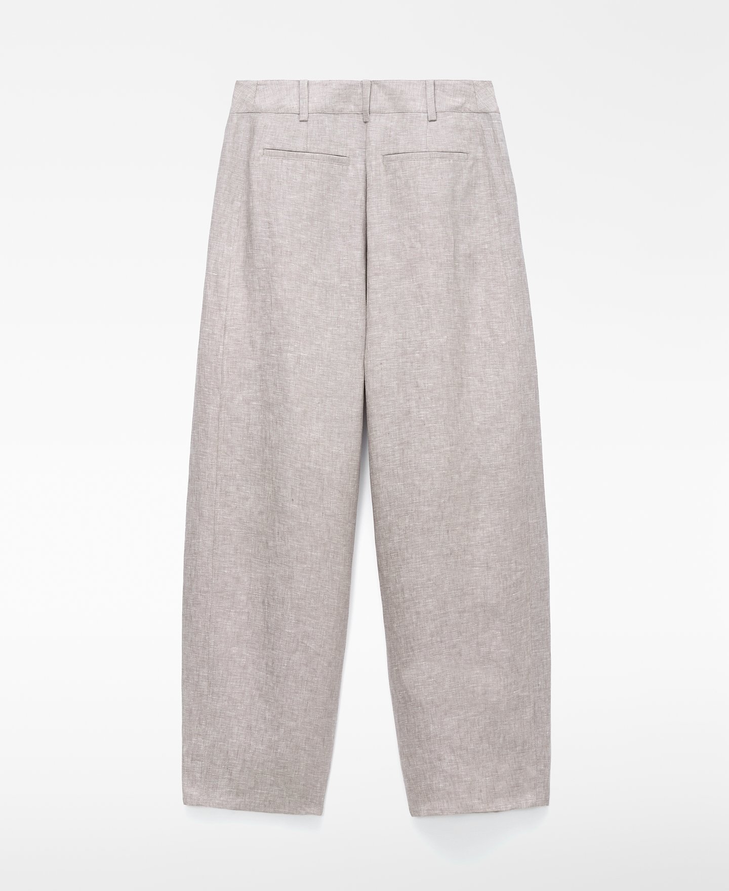 Pantal&oacute;n barrel fit lino europeo image number 5