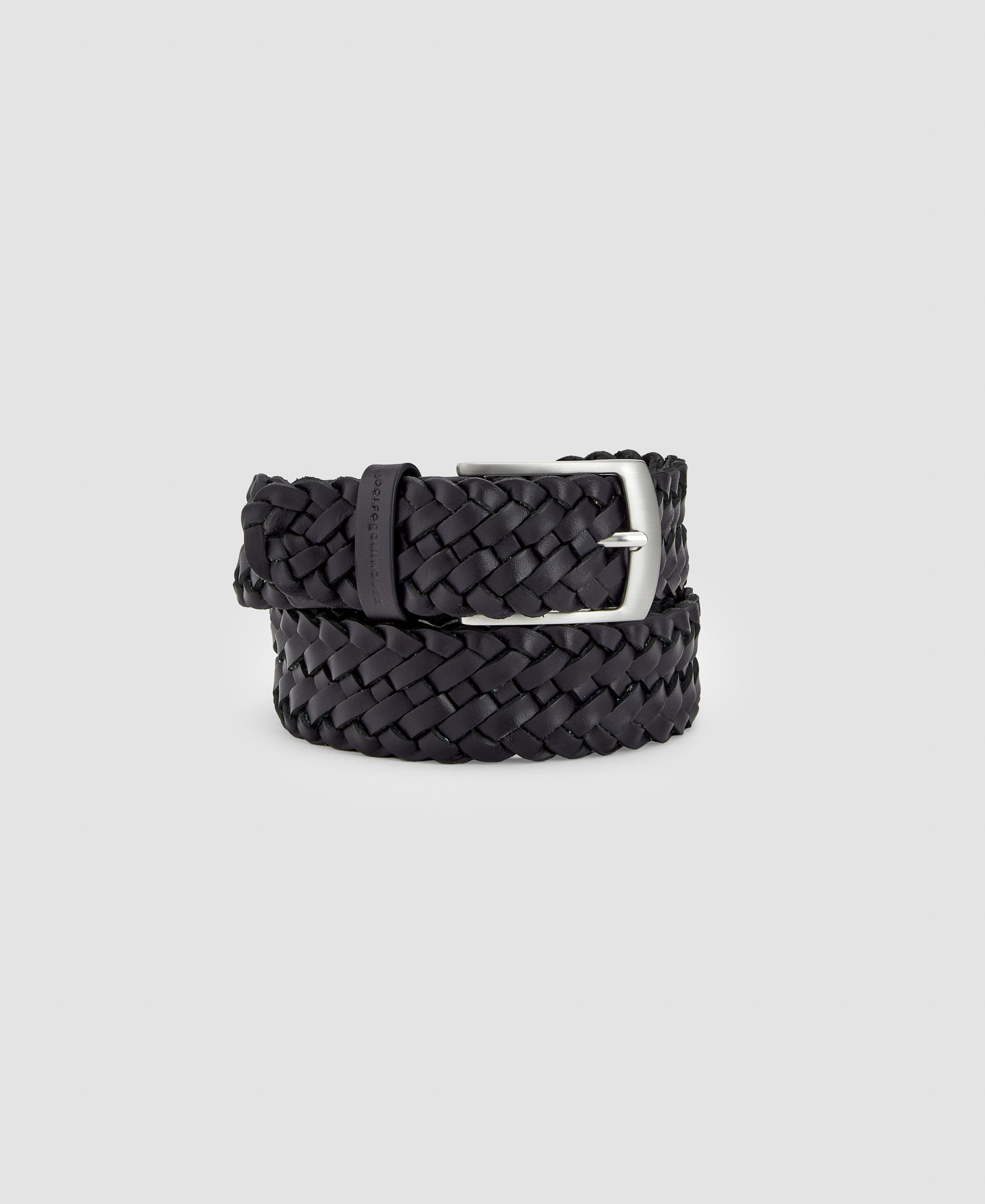 Braided leather belt image number 1