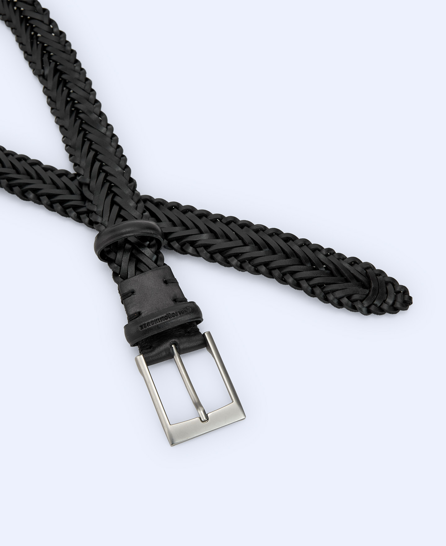 Ceinture en cuir tressé image number 2