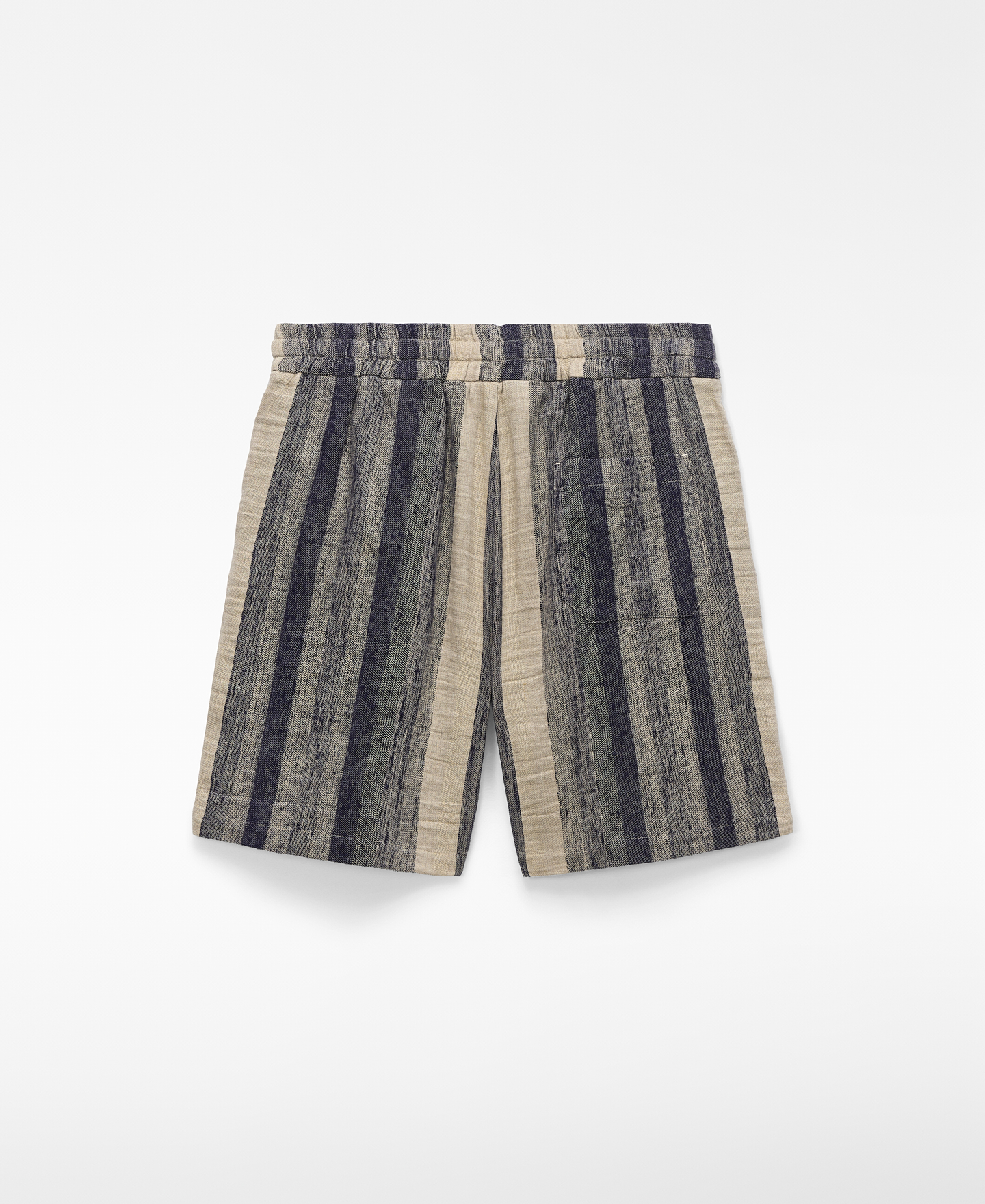 Striped bermuda shorts with drawstring image number 5