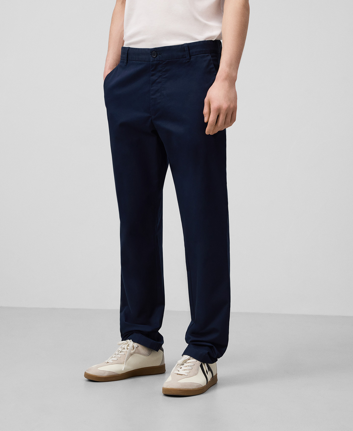 Regular fit chino trousers man image number 0
