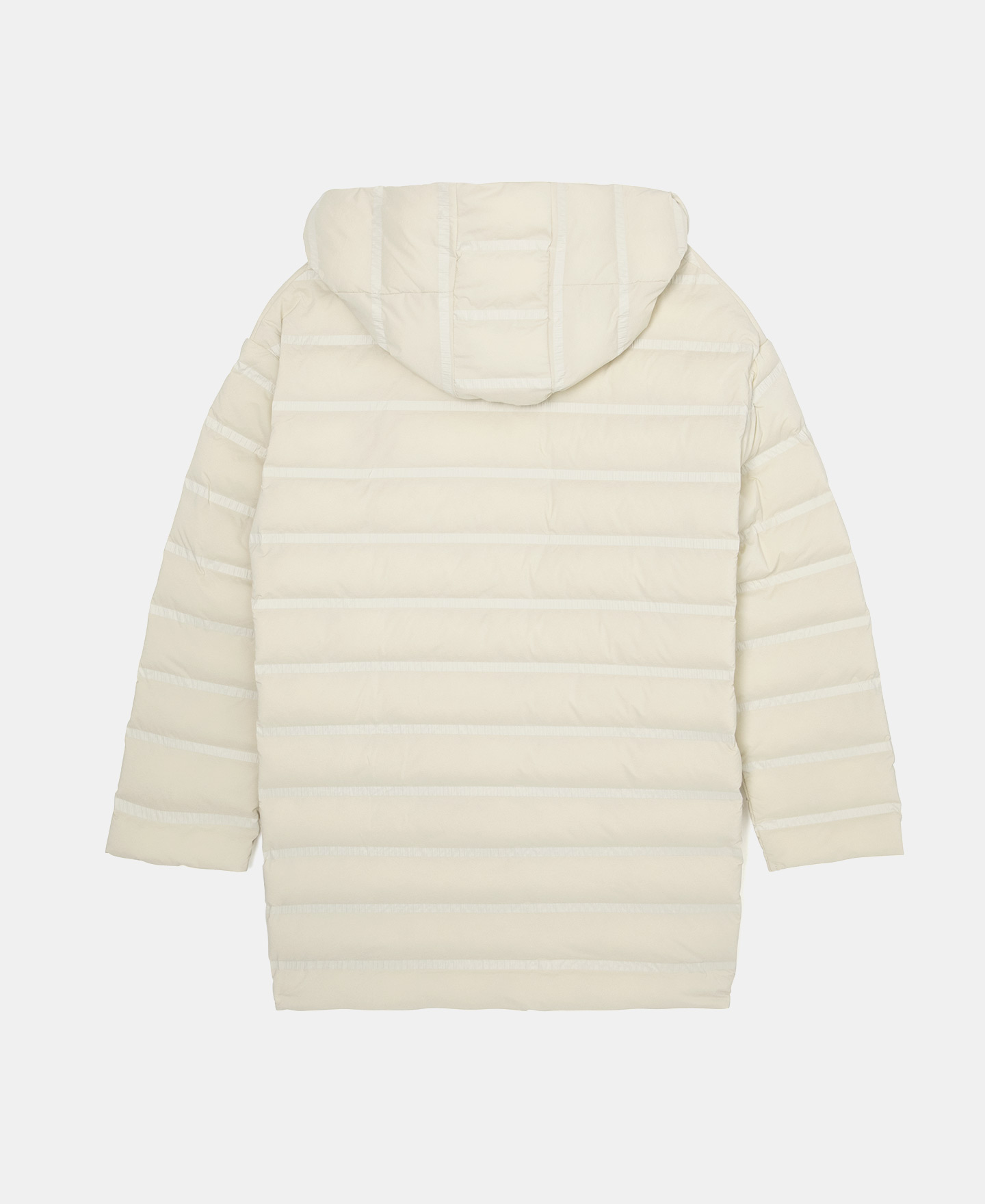 Straight padded jacket with hood image number 5