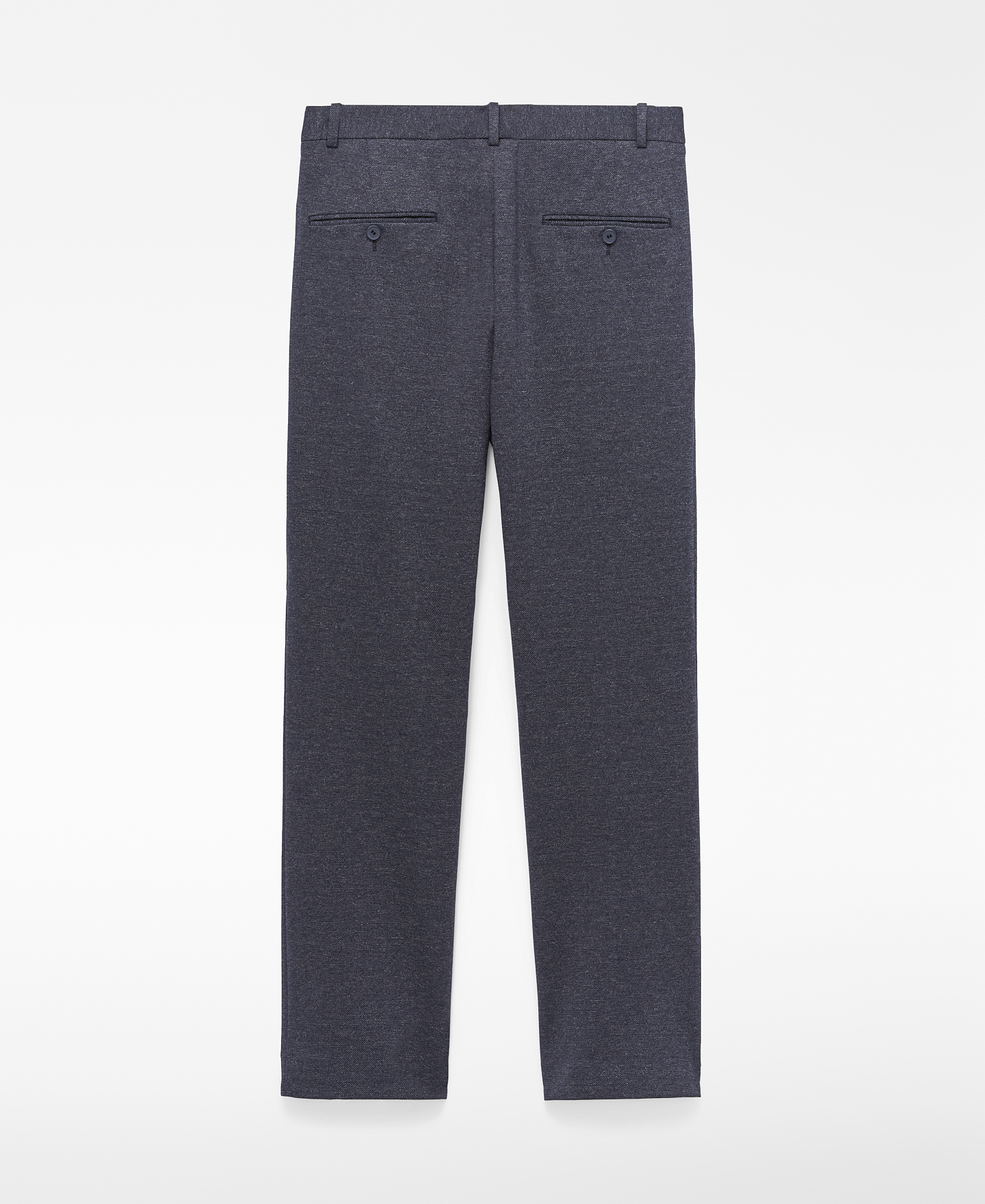 Regular-fit micro-textured trousers image number 5