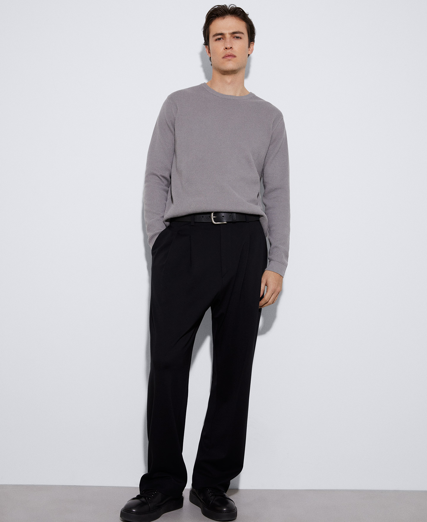 Responsible cotton crew neck sweater image number 1