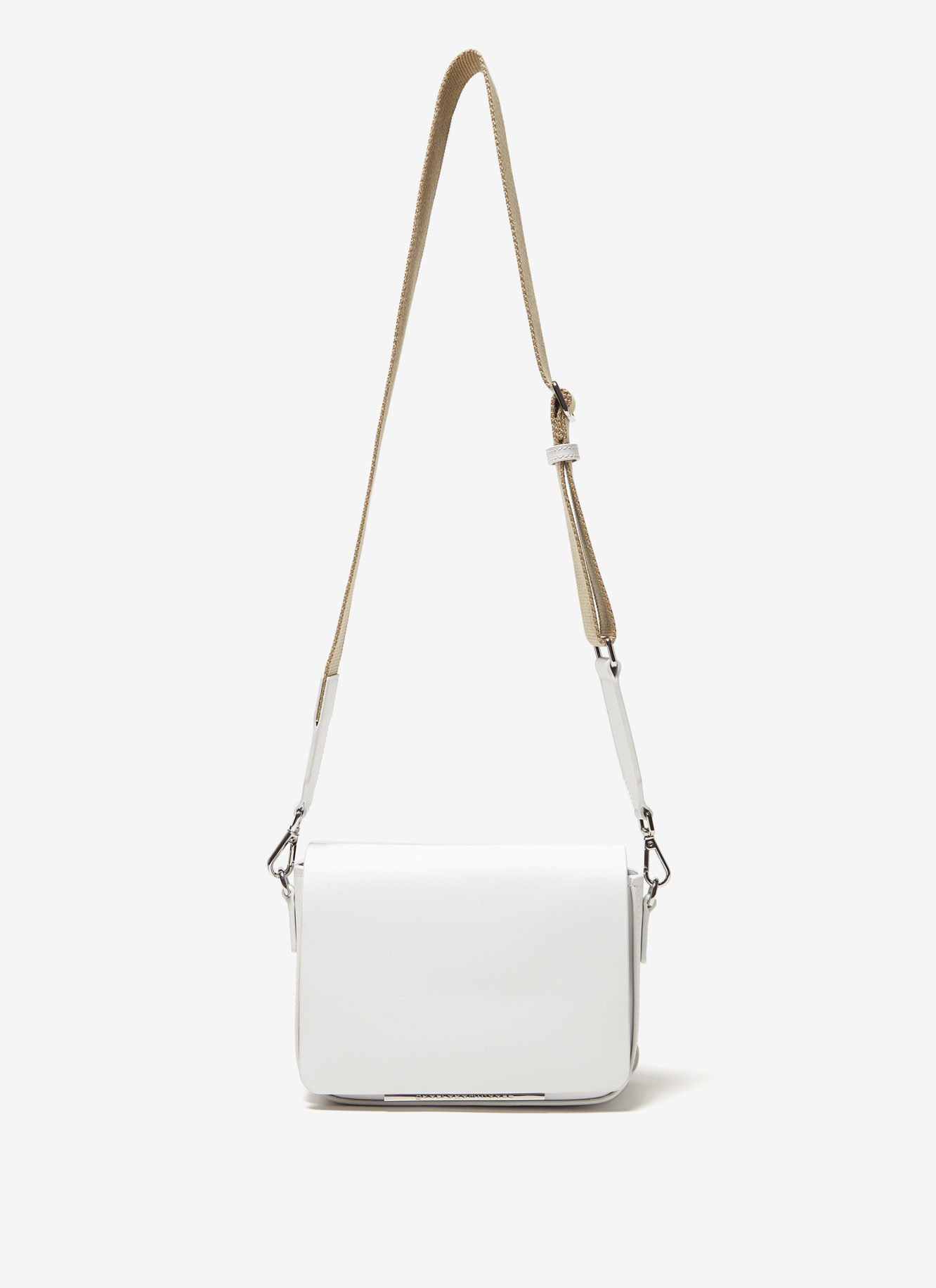 Vachetta leather flap bag image number 4