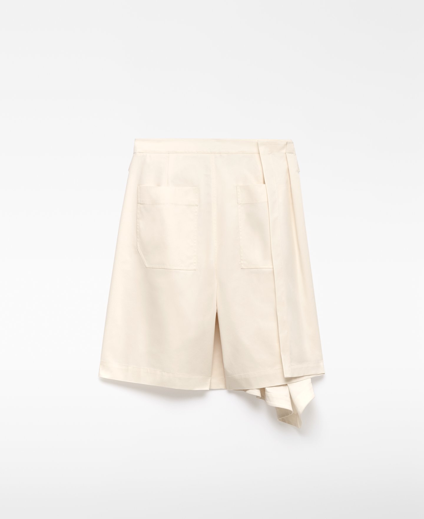 Draped skirt trousers woman image number 7