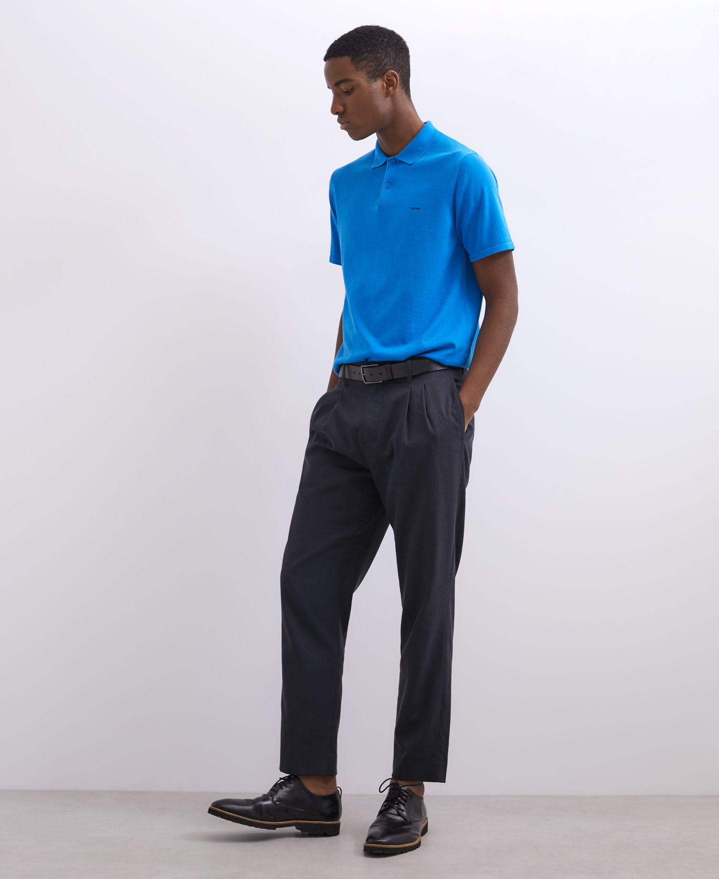 Basic cotton polo image number 3
