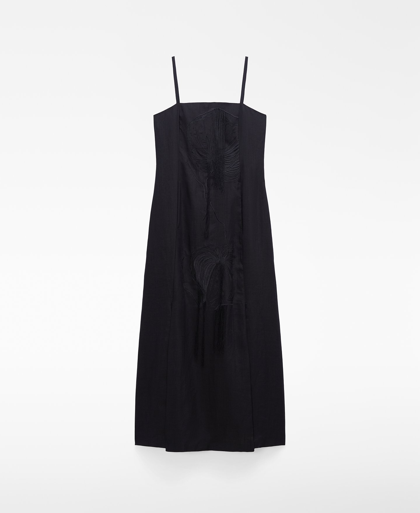 Embroidered long dress image number 5