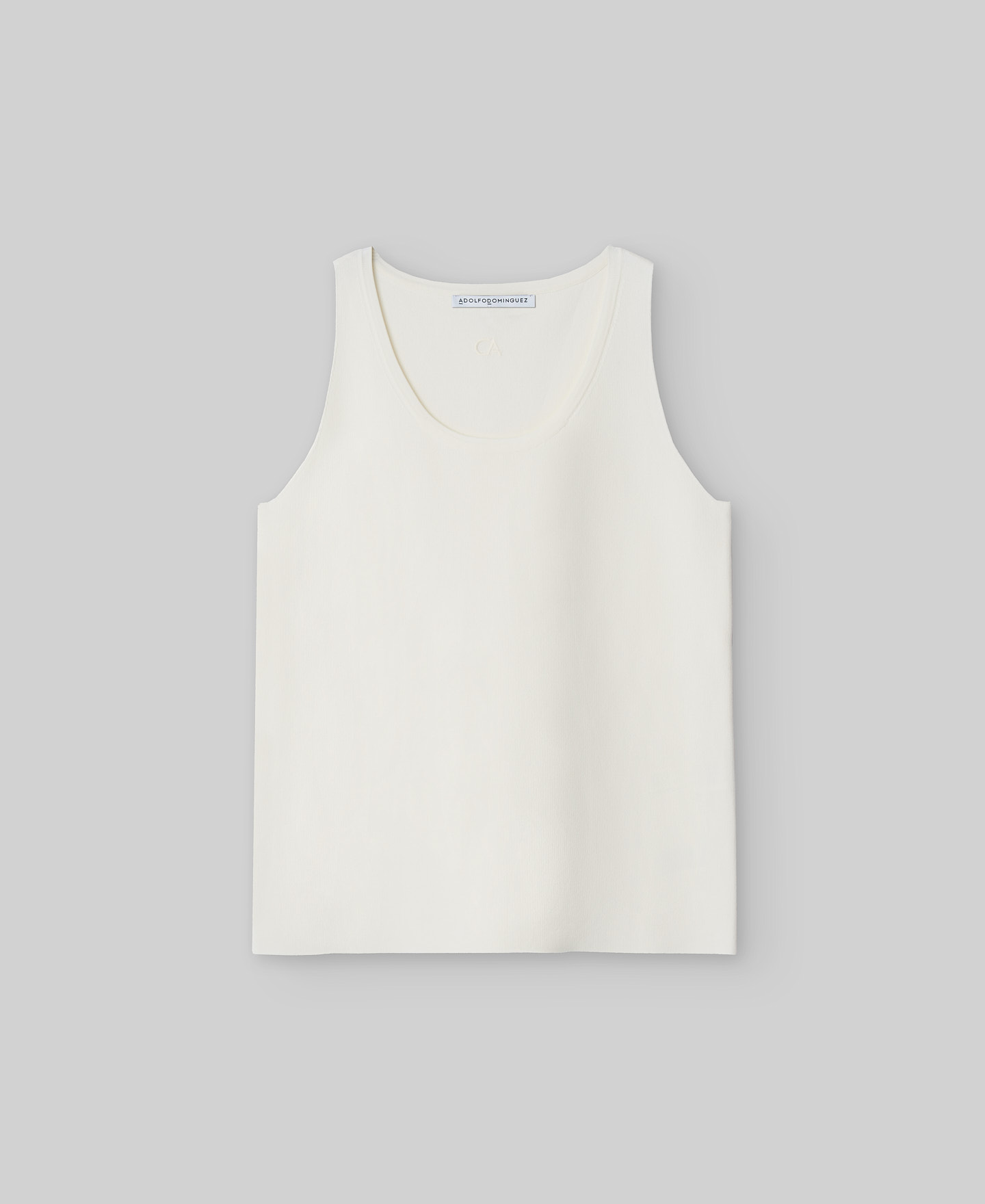Knit armhole sleeve top woman image number 4