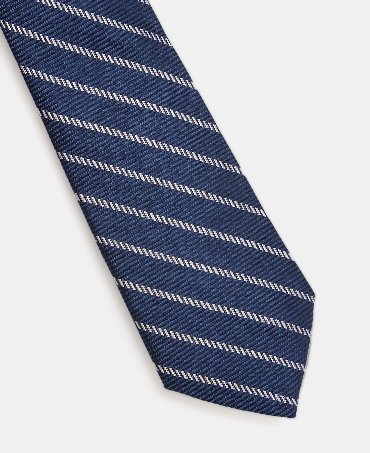 Corbata rayas diagonales en seda image number 1