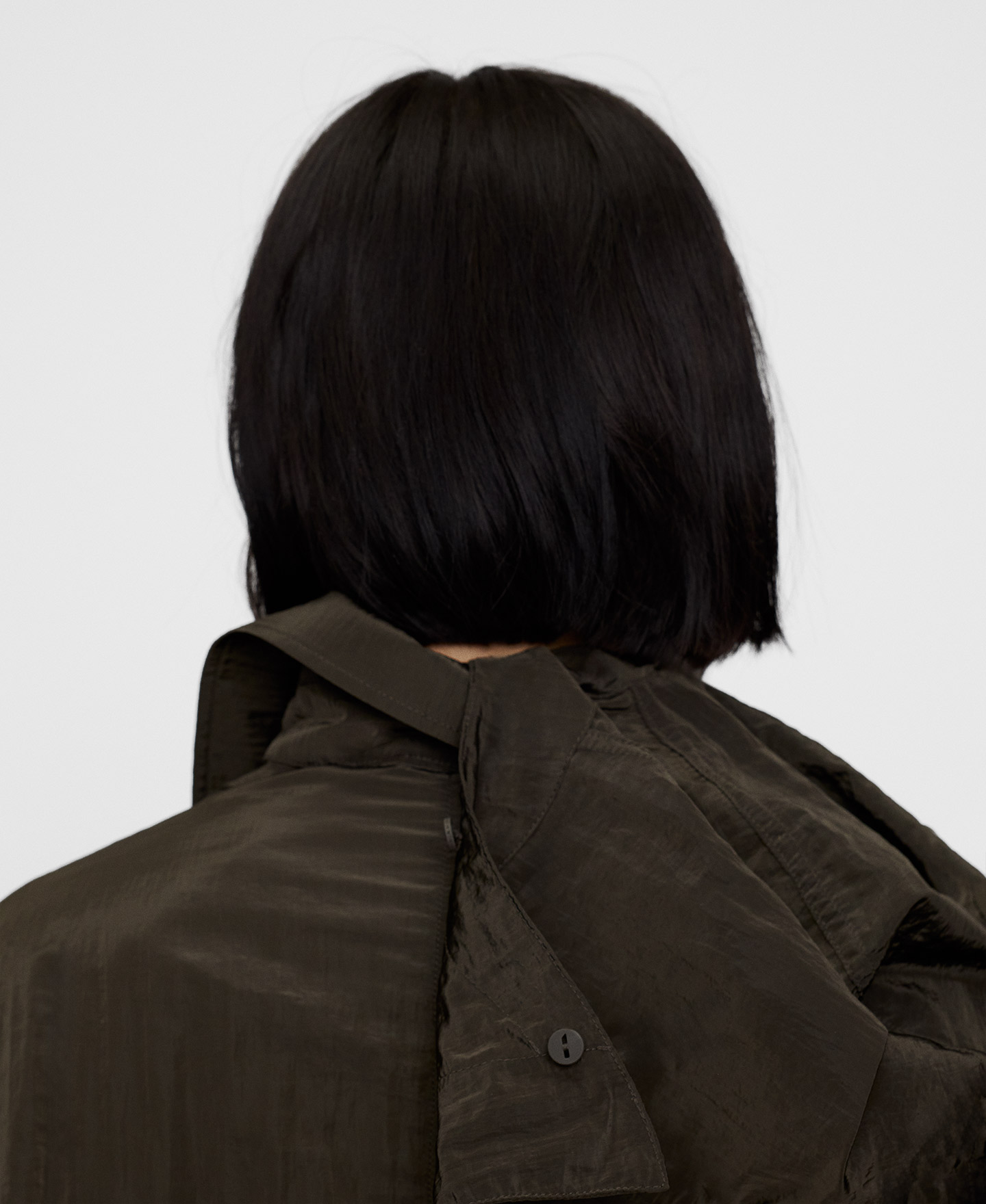 Hooded technical trench coat image number 3