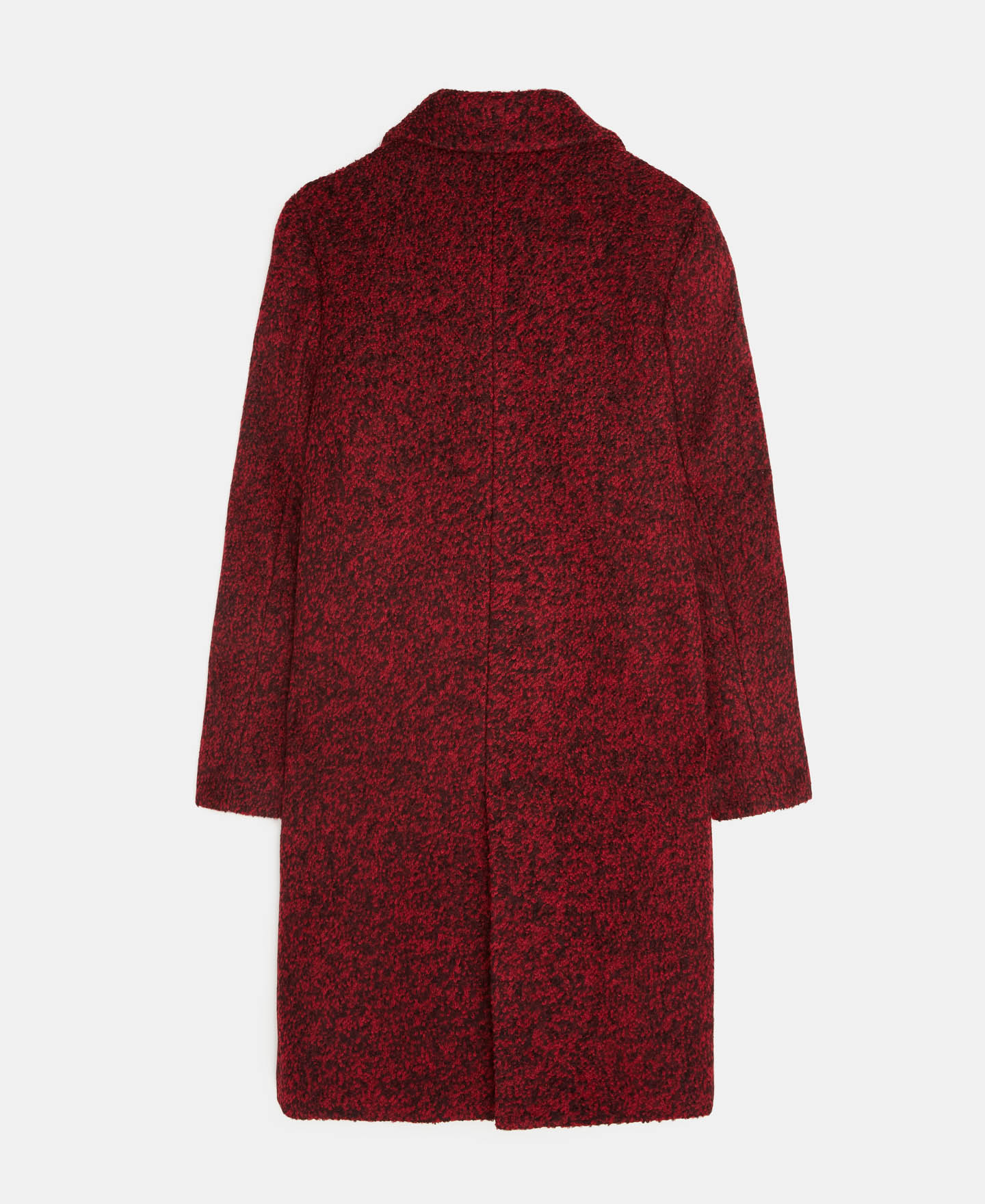 Tailored boiled wool coat image number 6