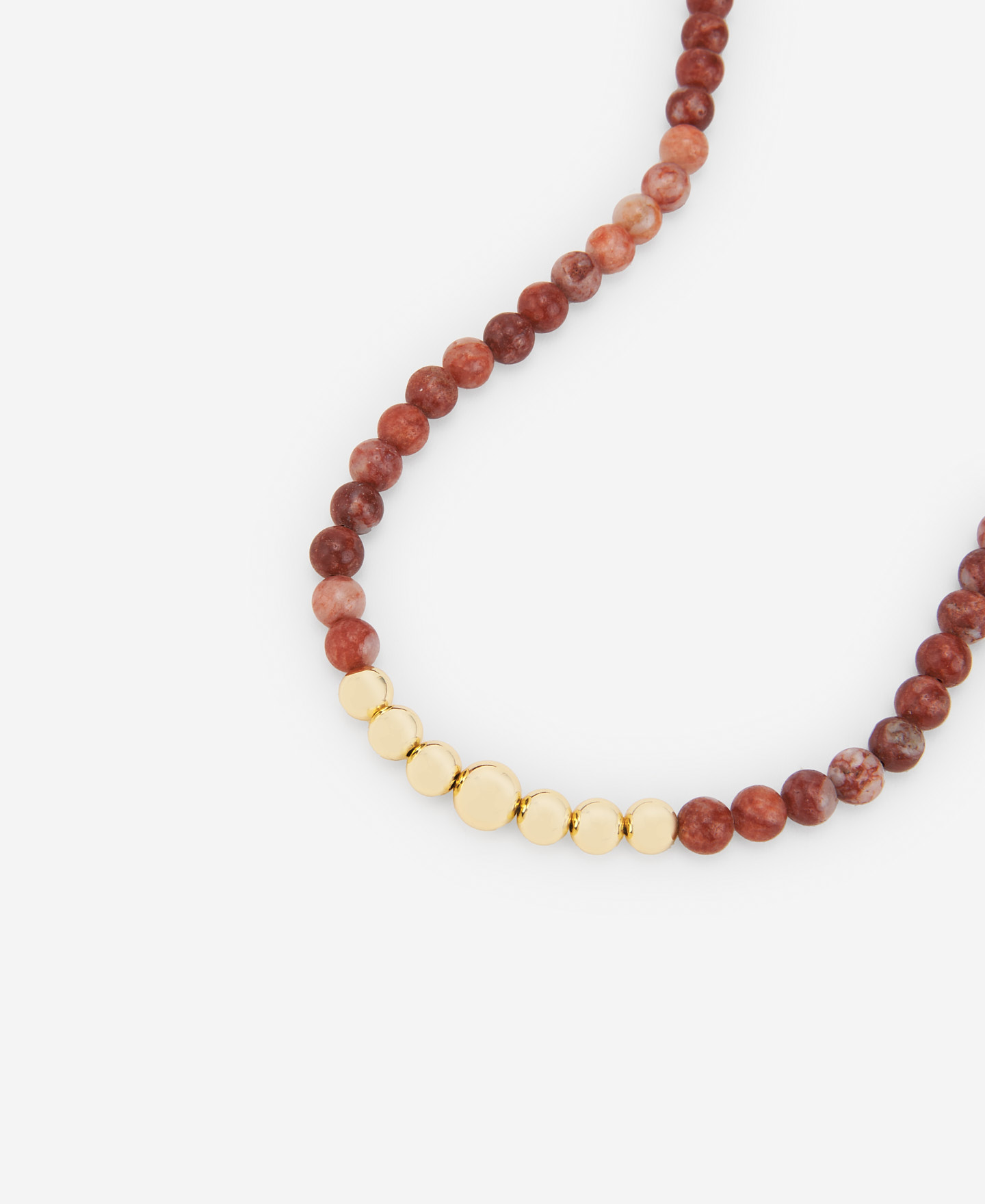 Natural stone beads necklace image number 1