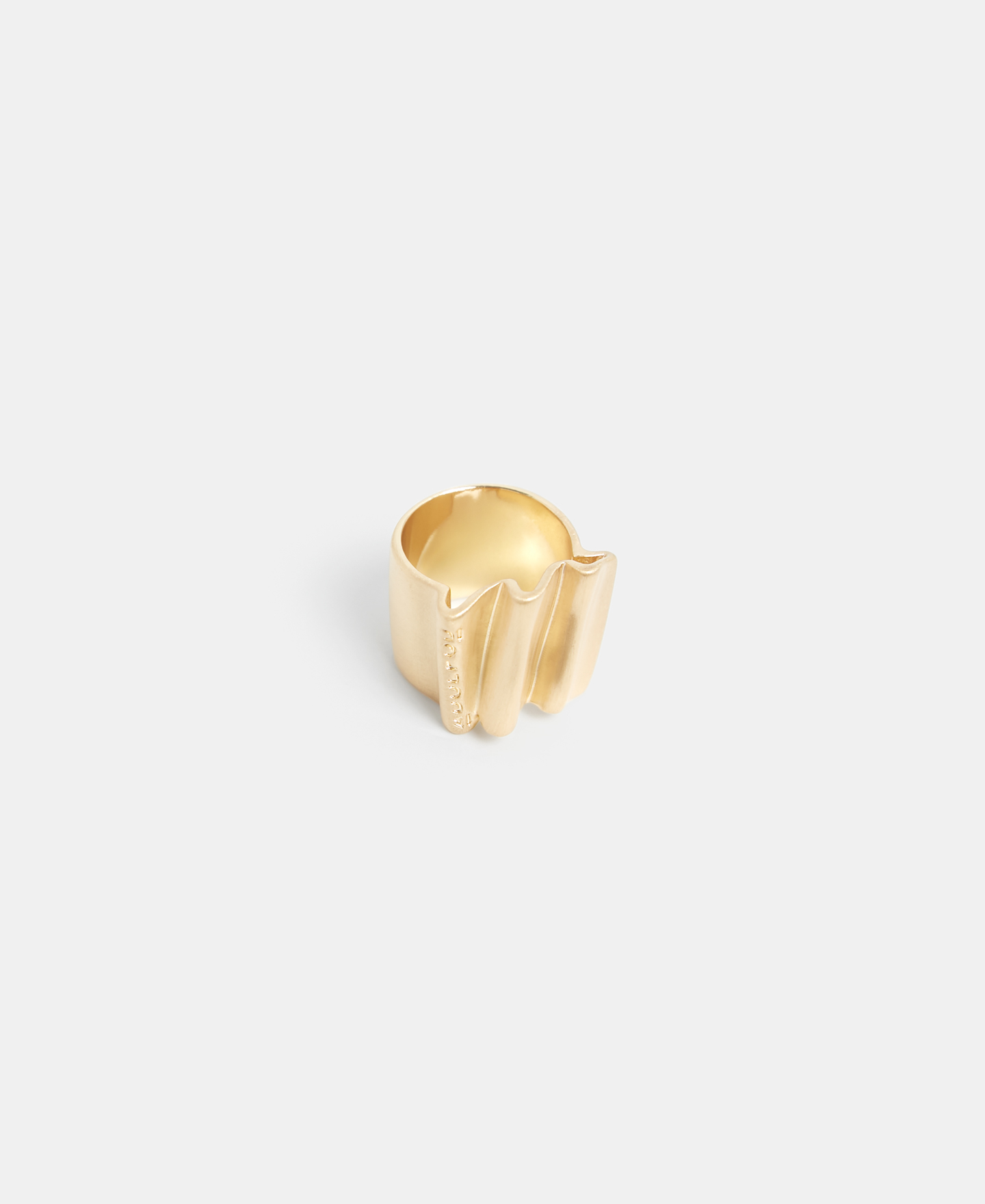 Anillo pliegues en zinc image number 1