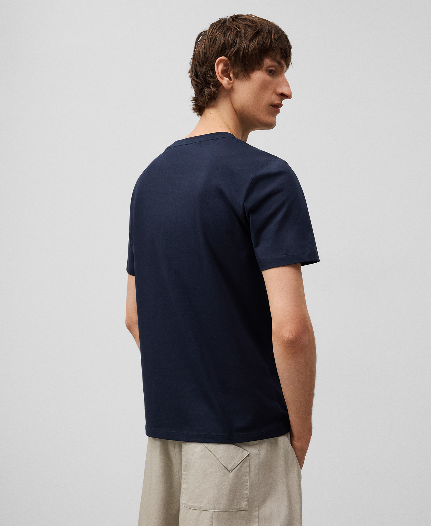 Regular fit cotton T-shirt man image number 2