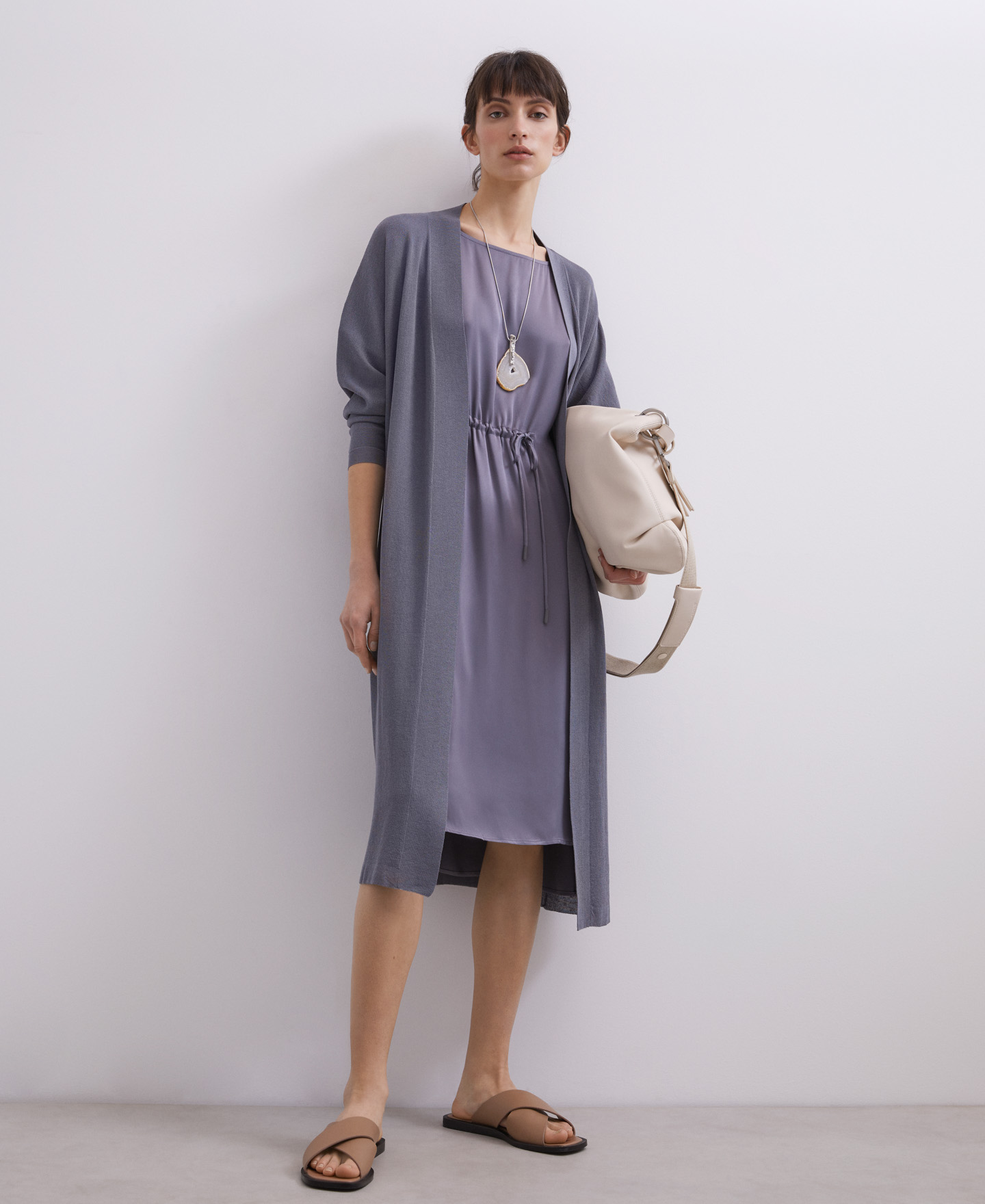 Bat sleeve long jacket image number 3