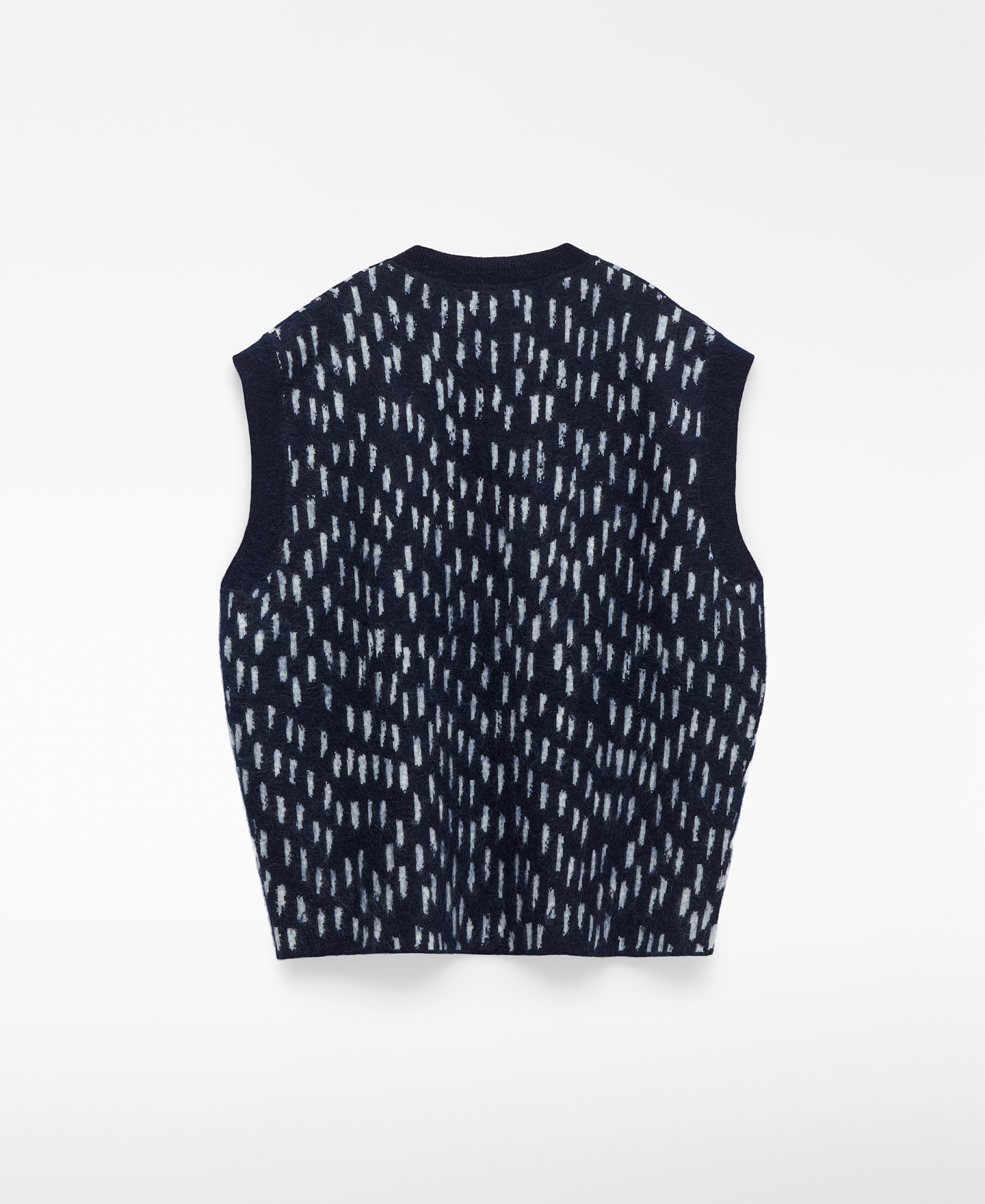 Chaleco estampado punto jacquard mujer image number 5