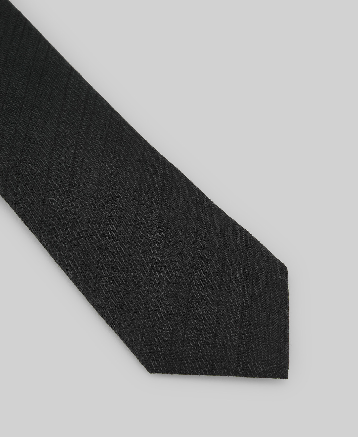 Cravate noire pour homme image number 1