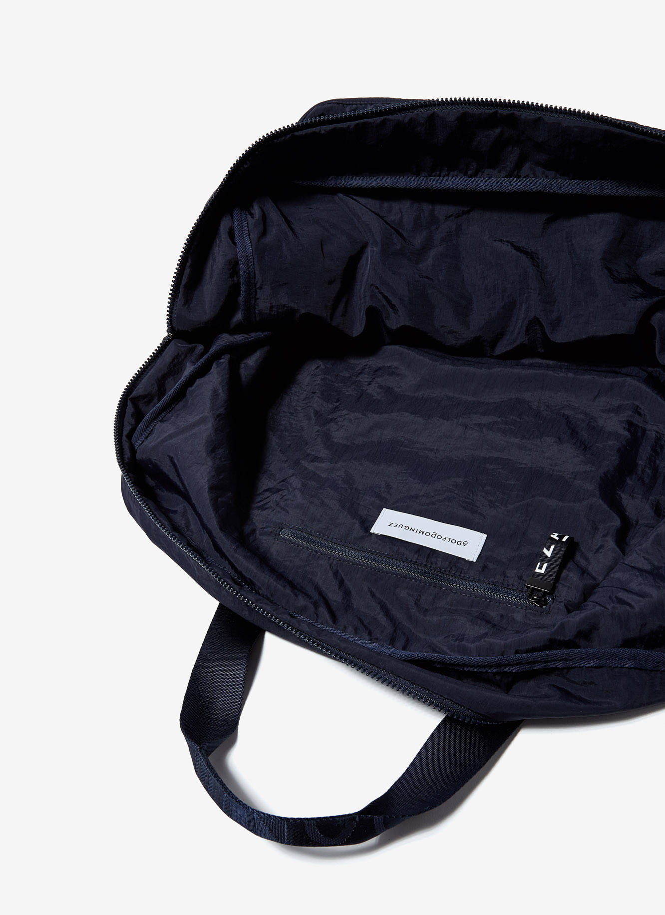 Nylon weekender with double strap image number 3