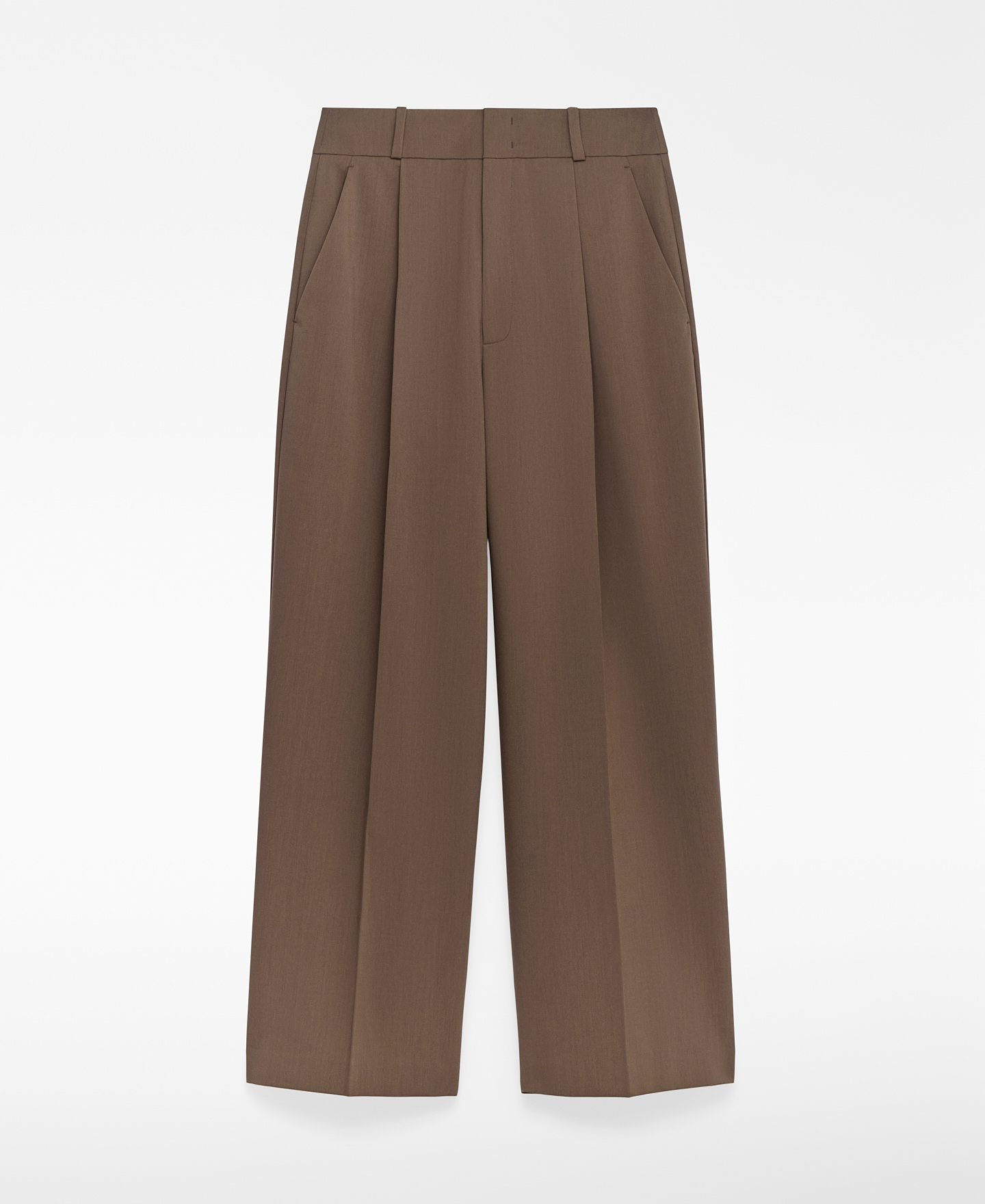 Wide-leg tailored trousers woman image number 4