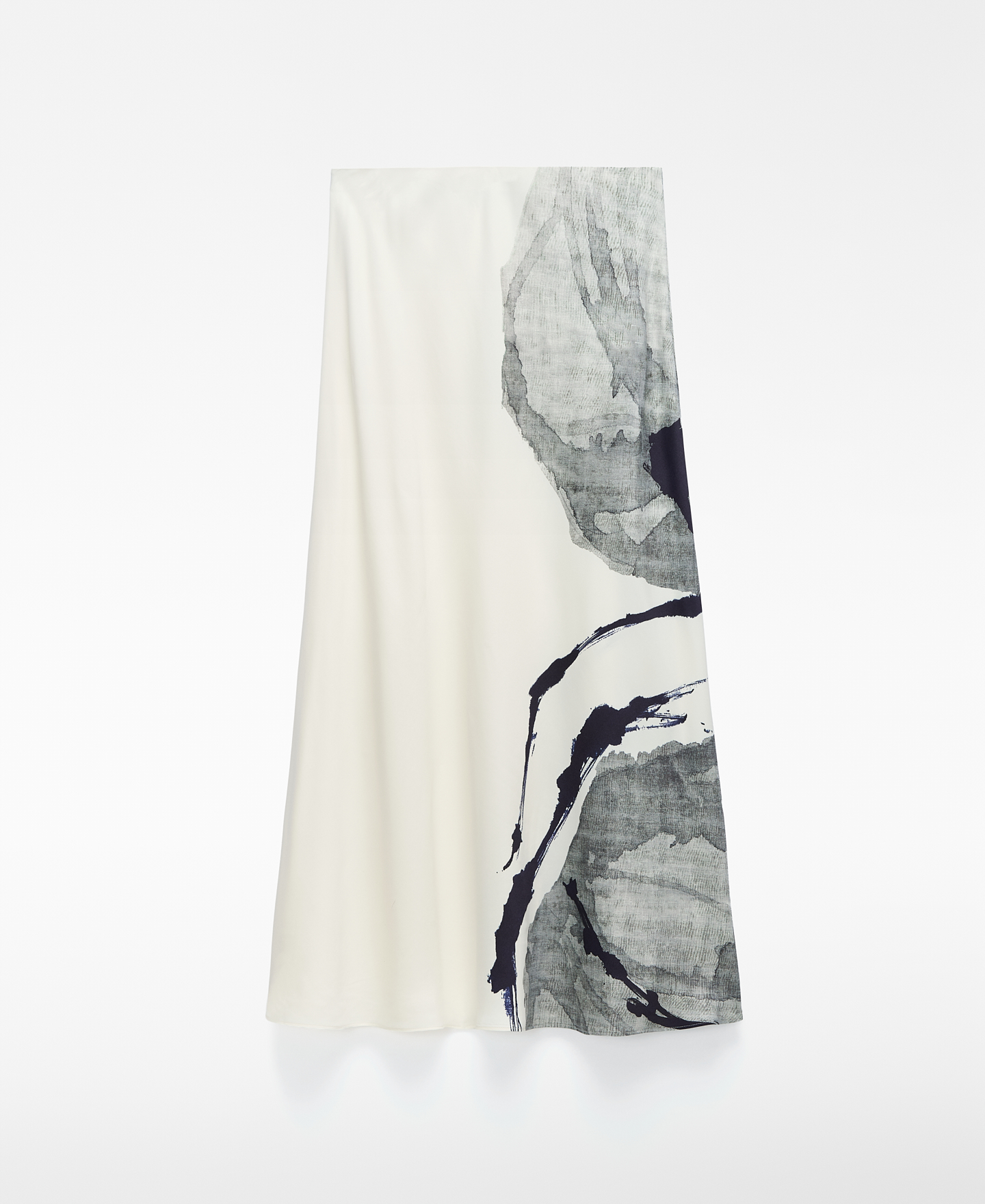 Falda midi estampada image number 7