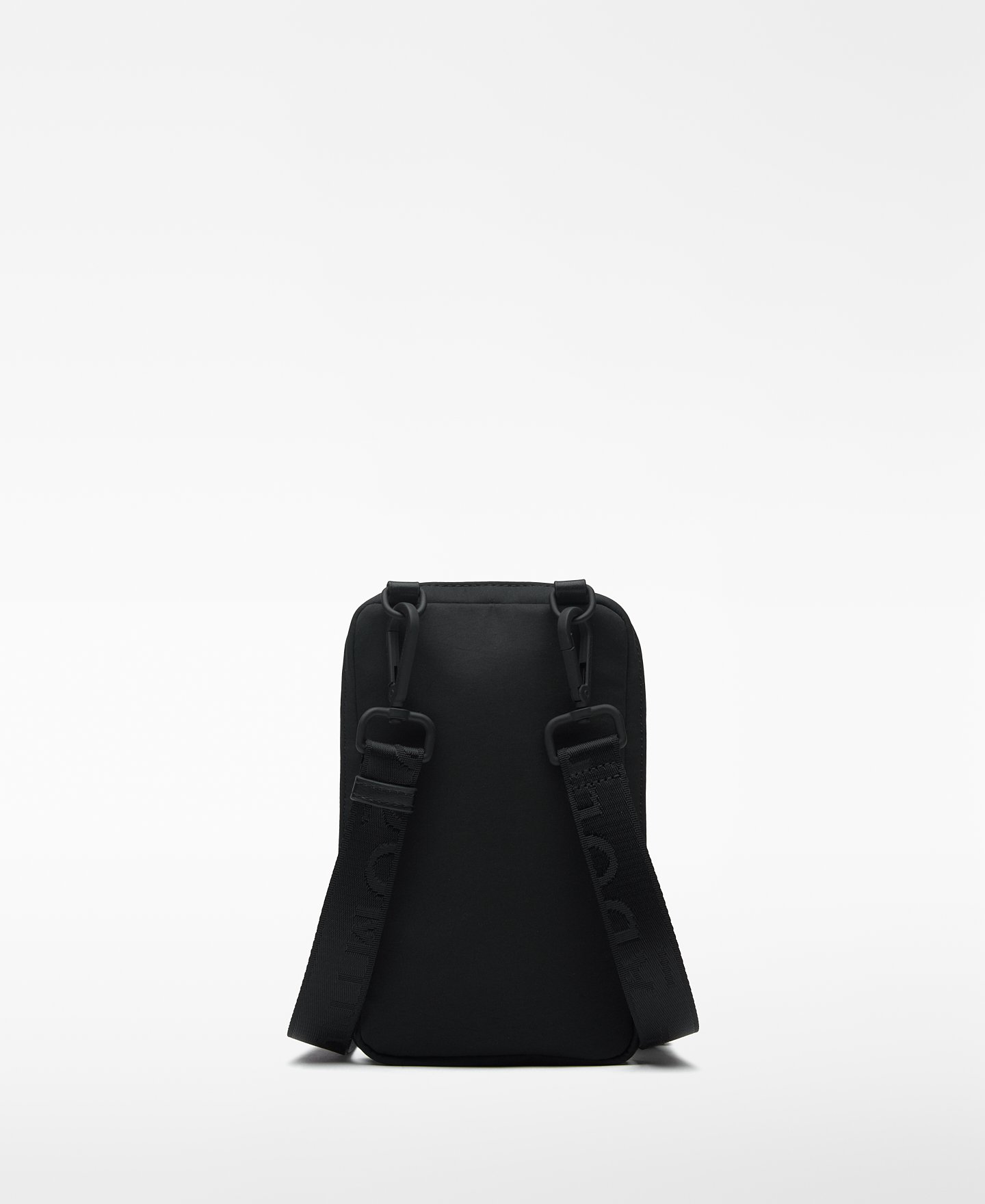 Black nylon mobile phone holder man image number 1