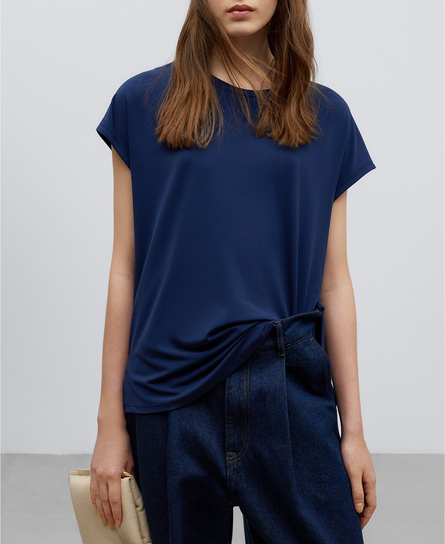 Flowy T-shirt woman image number 0