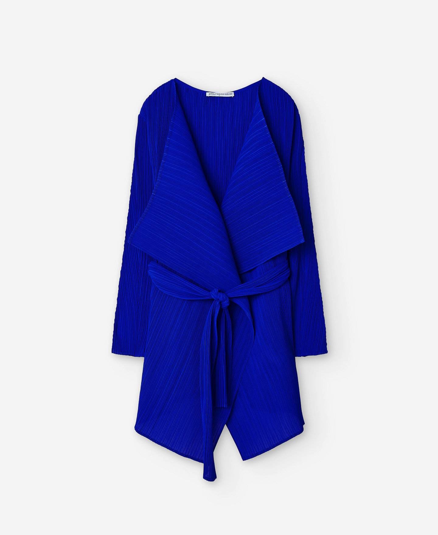 Chaqueta asimétrica crinkle mujer image number 0