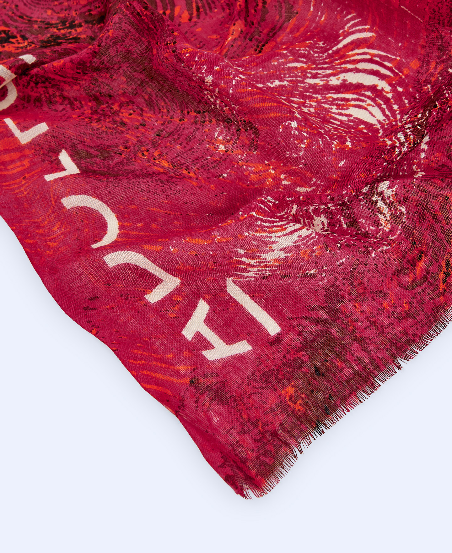 Chal estampado en lino europeo image number 2