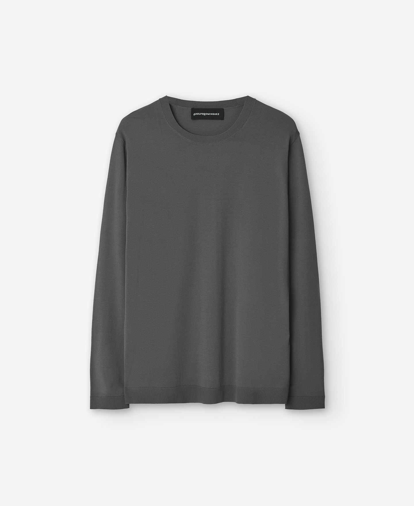 Ribbed crew neck sweater image number 4