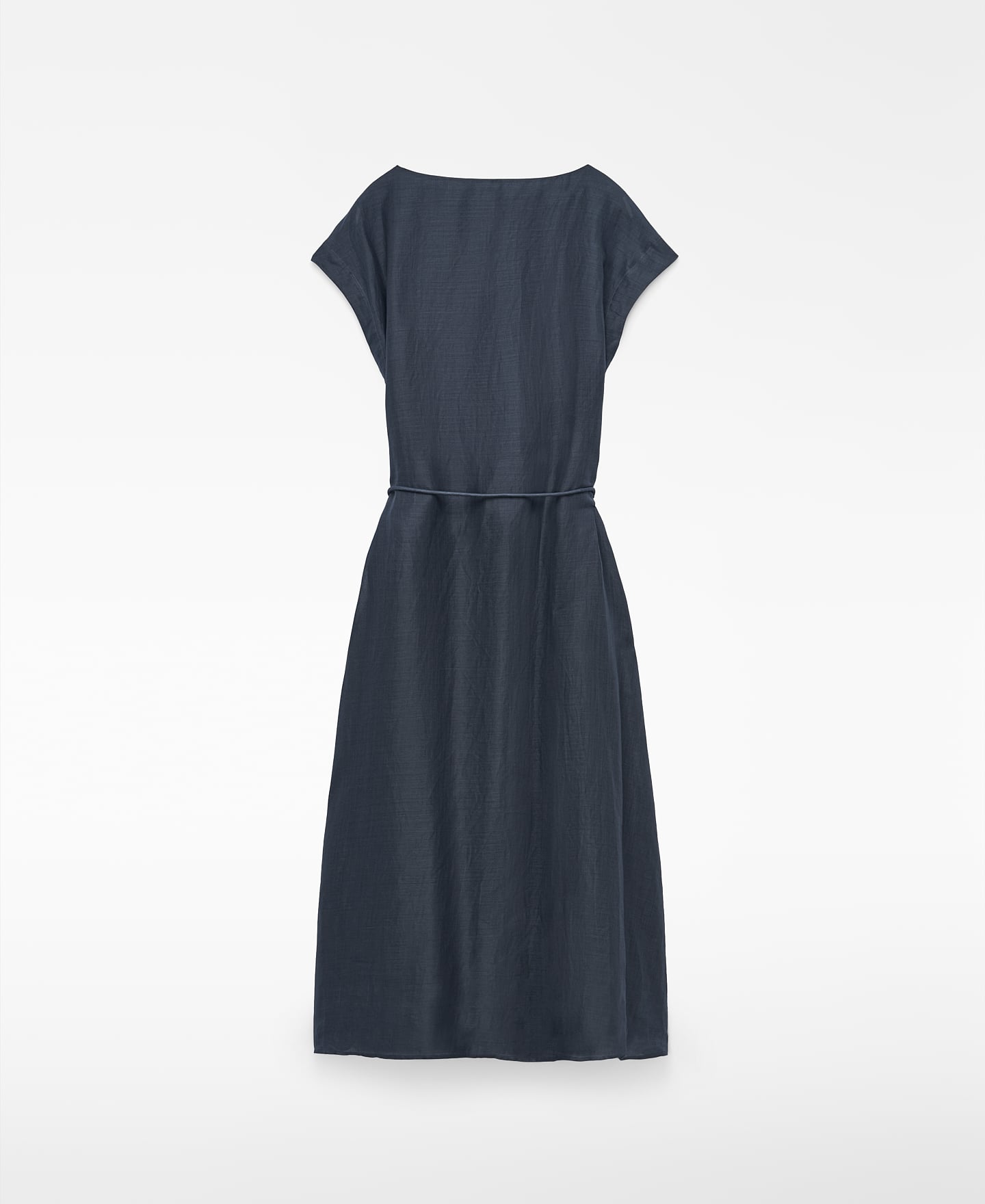 Vestido midi evas&eacute; ramio image number 1