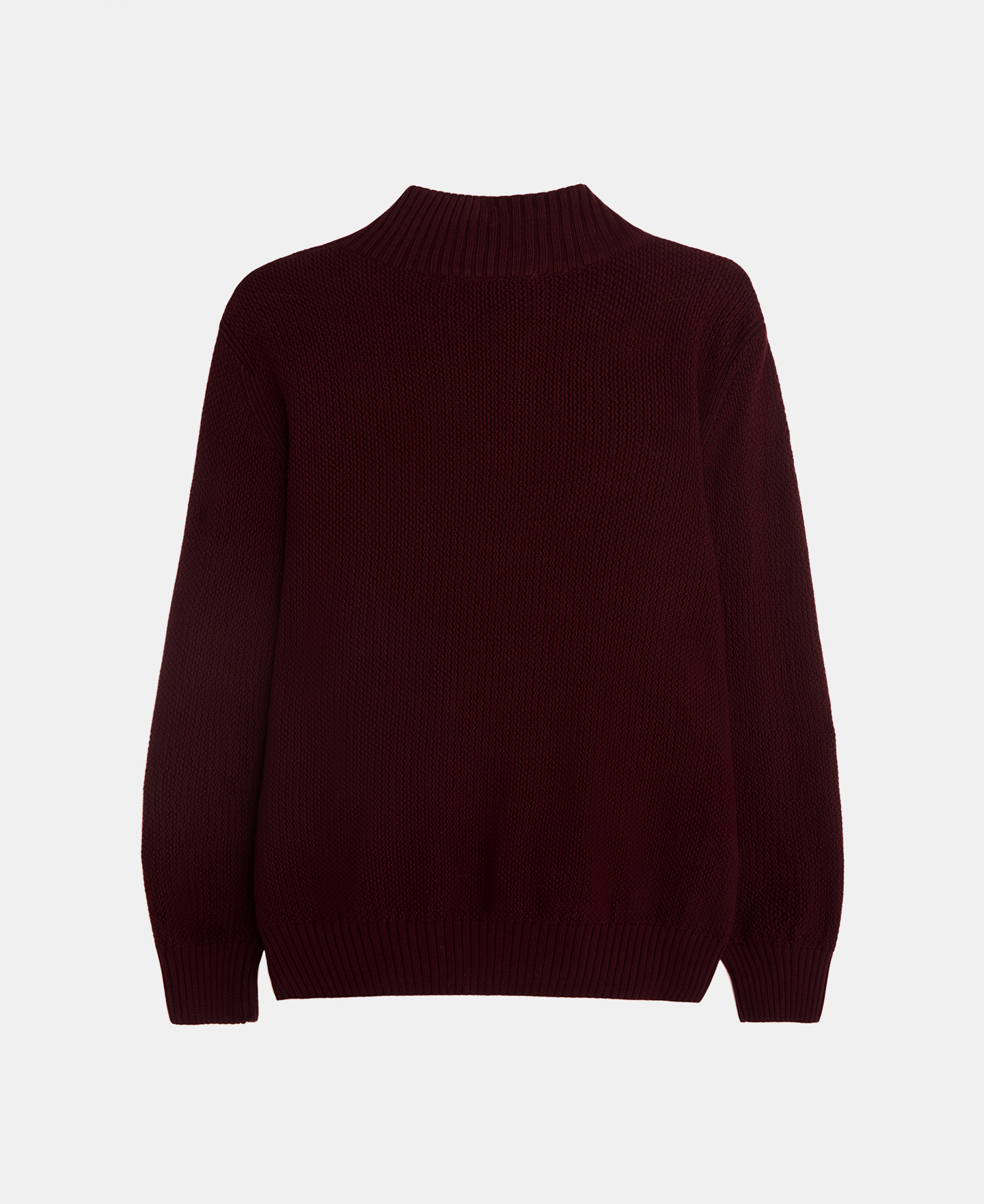 Cotton box-collared cardigan image number 5