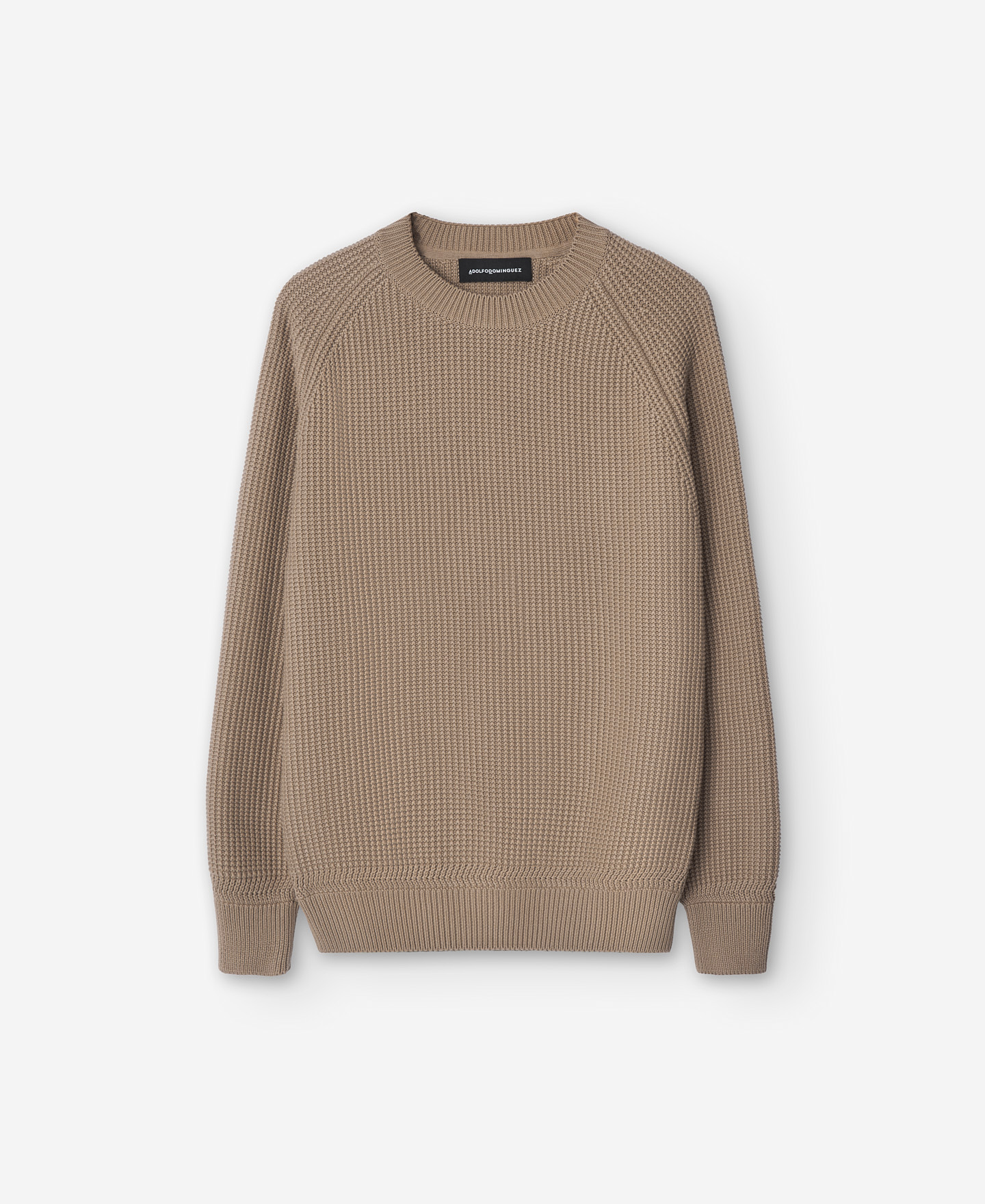 Pull en coton couleur sable image number 4